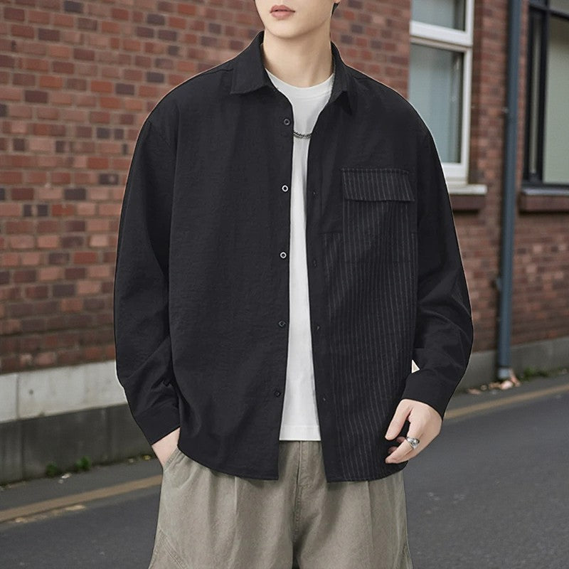 Color-Block Streetwear Shirt