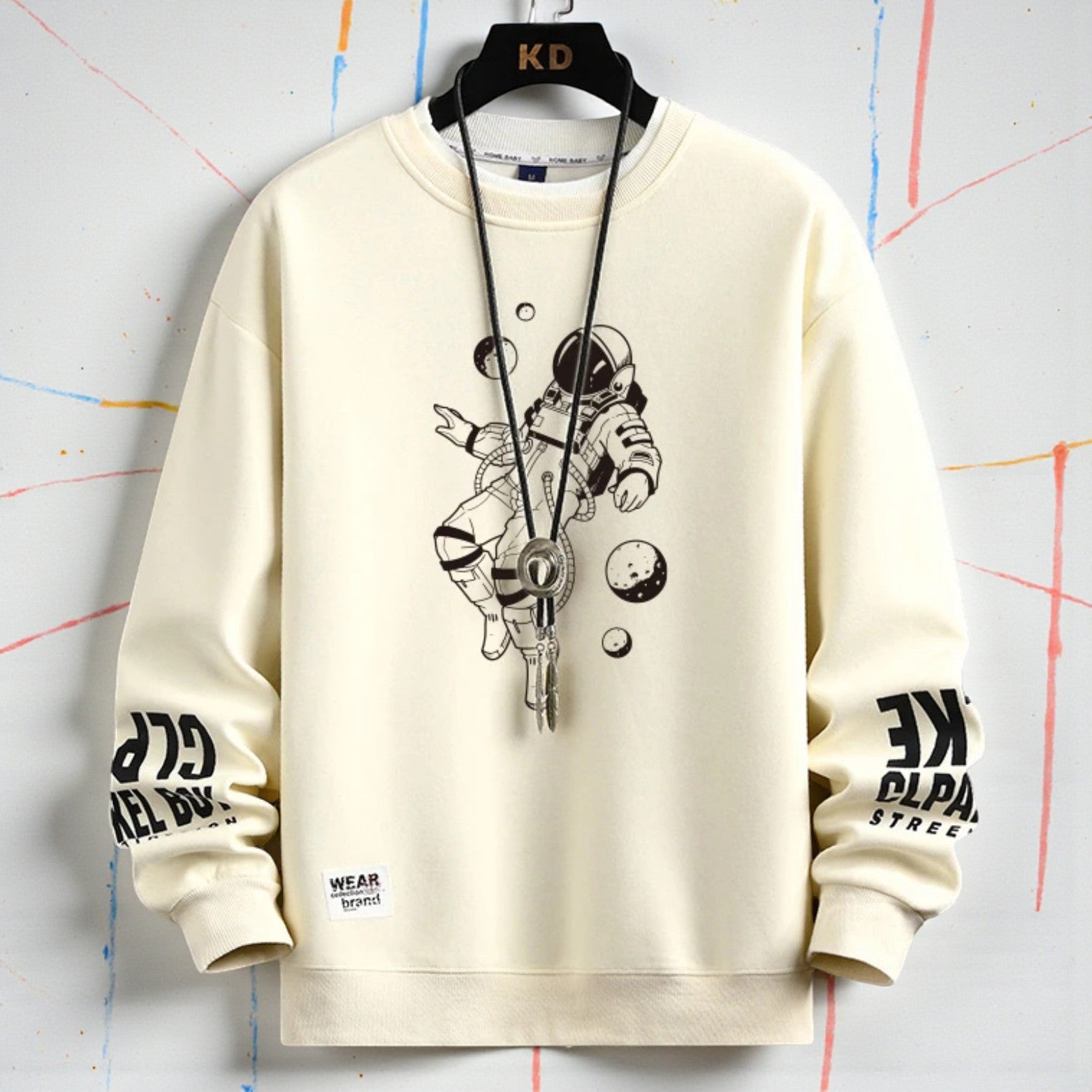 Moon Print Men’s Sweatshirt