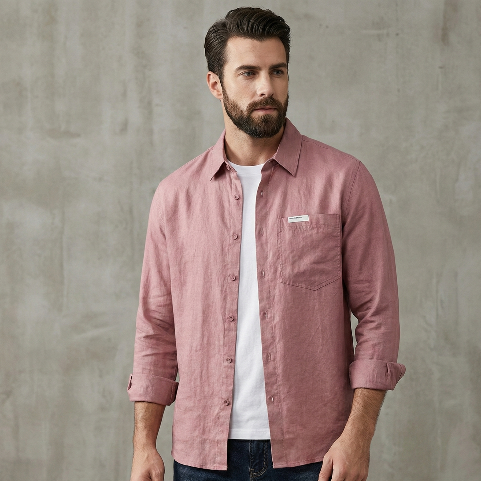 Linen White Casual Shirt