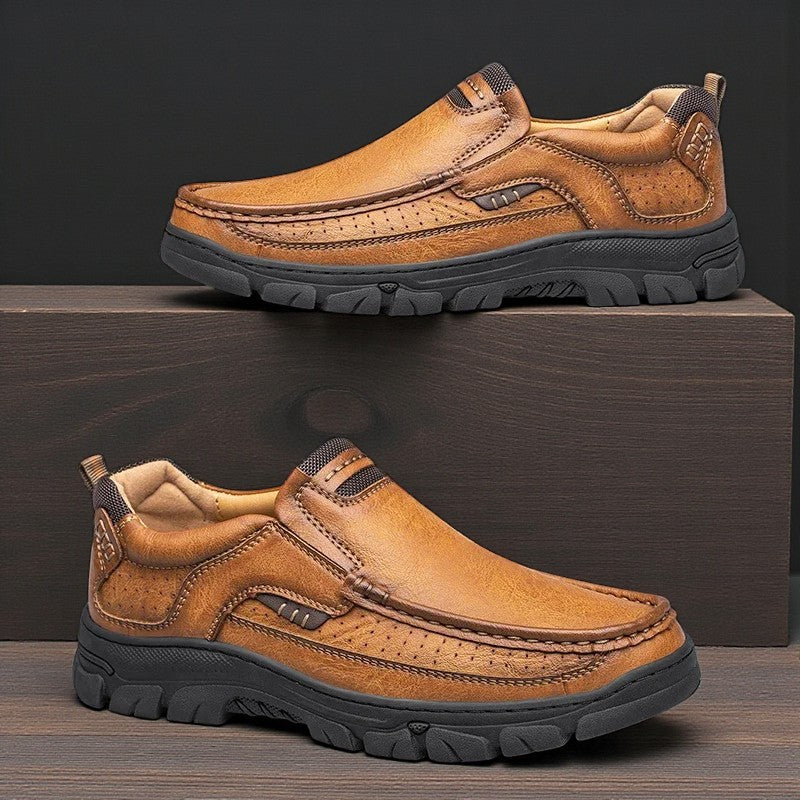 Men’s Slip-On Leather Loafers