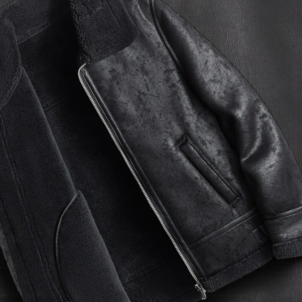 Winter Faux Leather Coat | Men