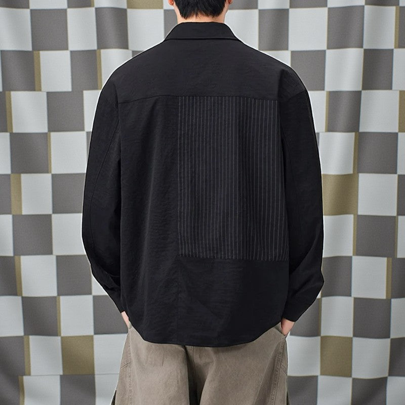 Color-Block Streetwear Shirt