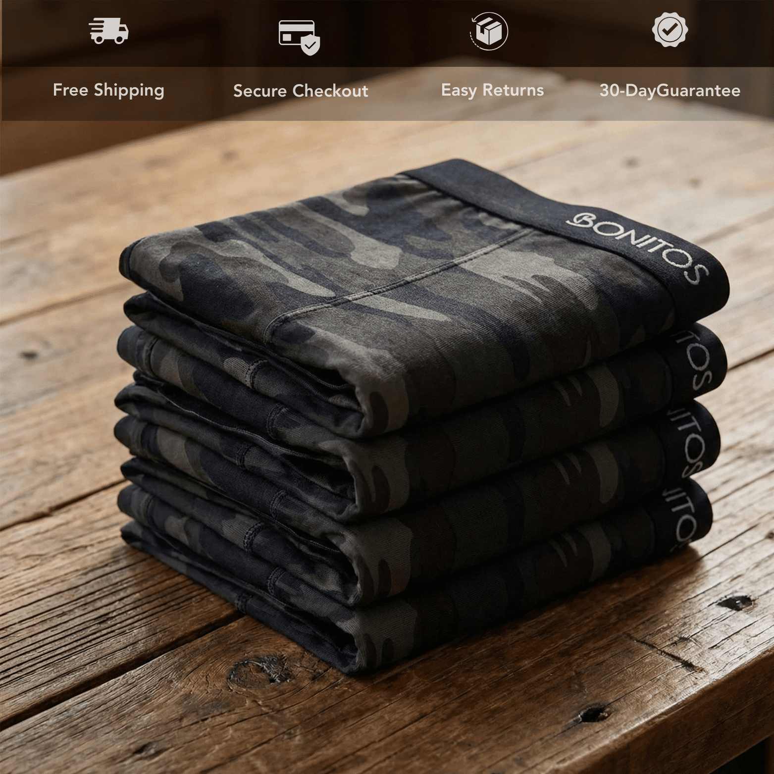 Men’s Cotton Boxers 5 - Pack – Soft Daily Underwear - The Crew