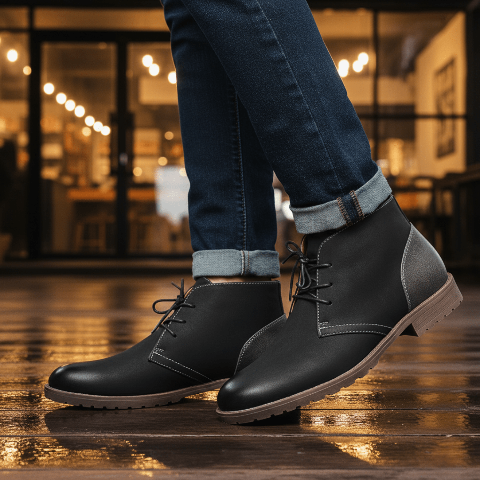 Men’s Retro Desert Ankle Boots – Vintage Casual Style - The Crew