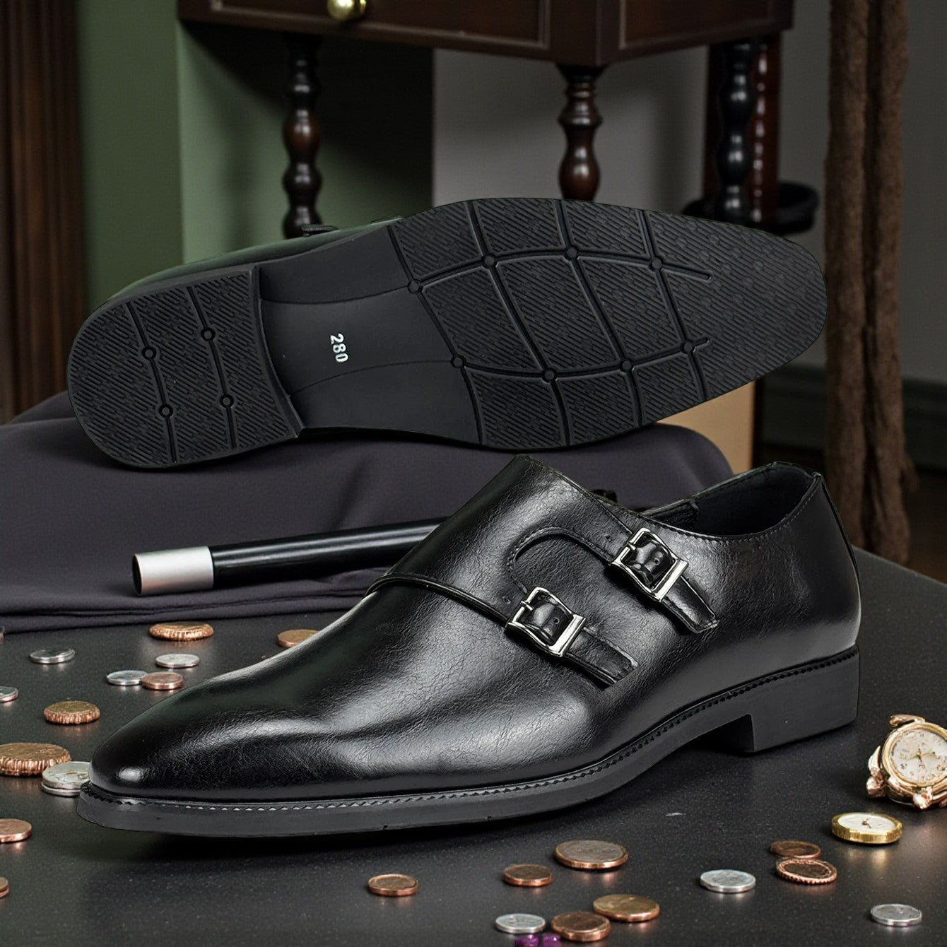 British Leather Derby Shoes
