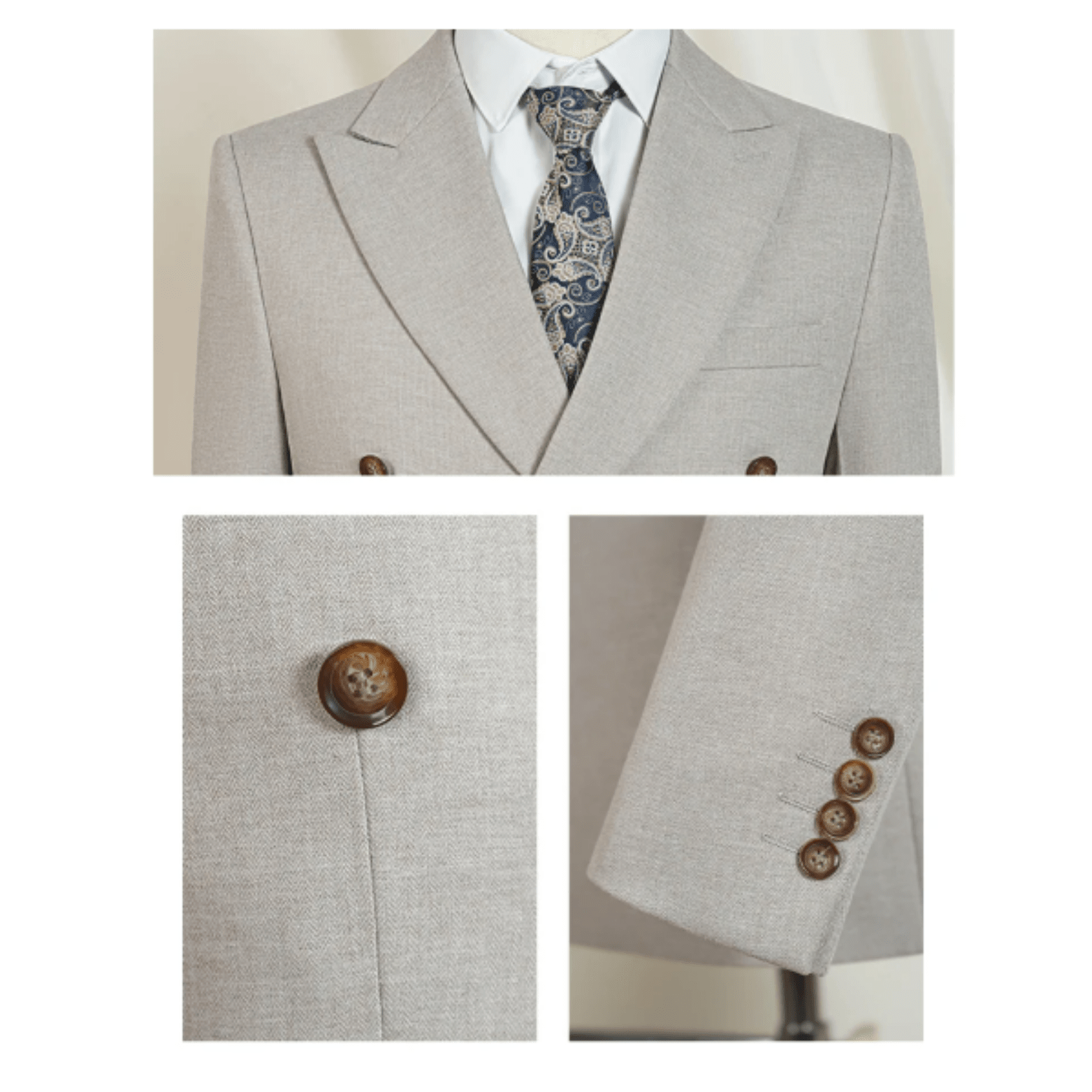 Men’s Premium Business Suit – Modern Slim Fit Style - The Crew