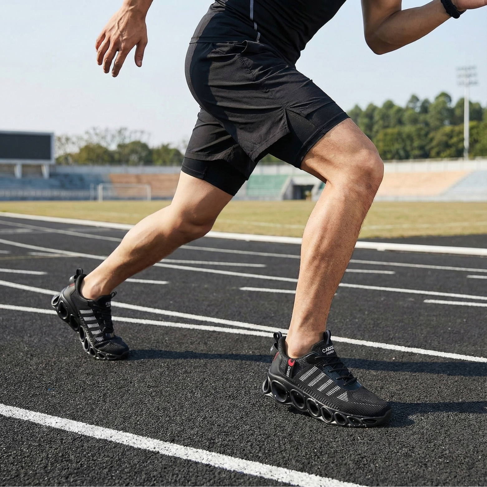 Shock-Absorbing Blade Sneakers