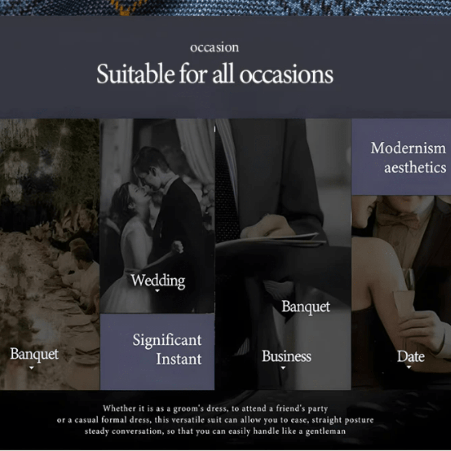 Men’s 3 - Piece Suit – Slim Fit Business Style - The Crew