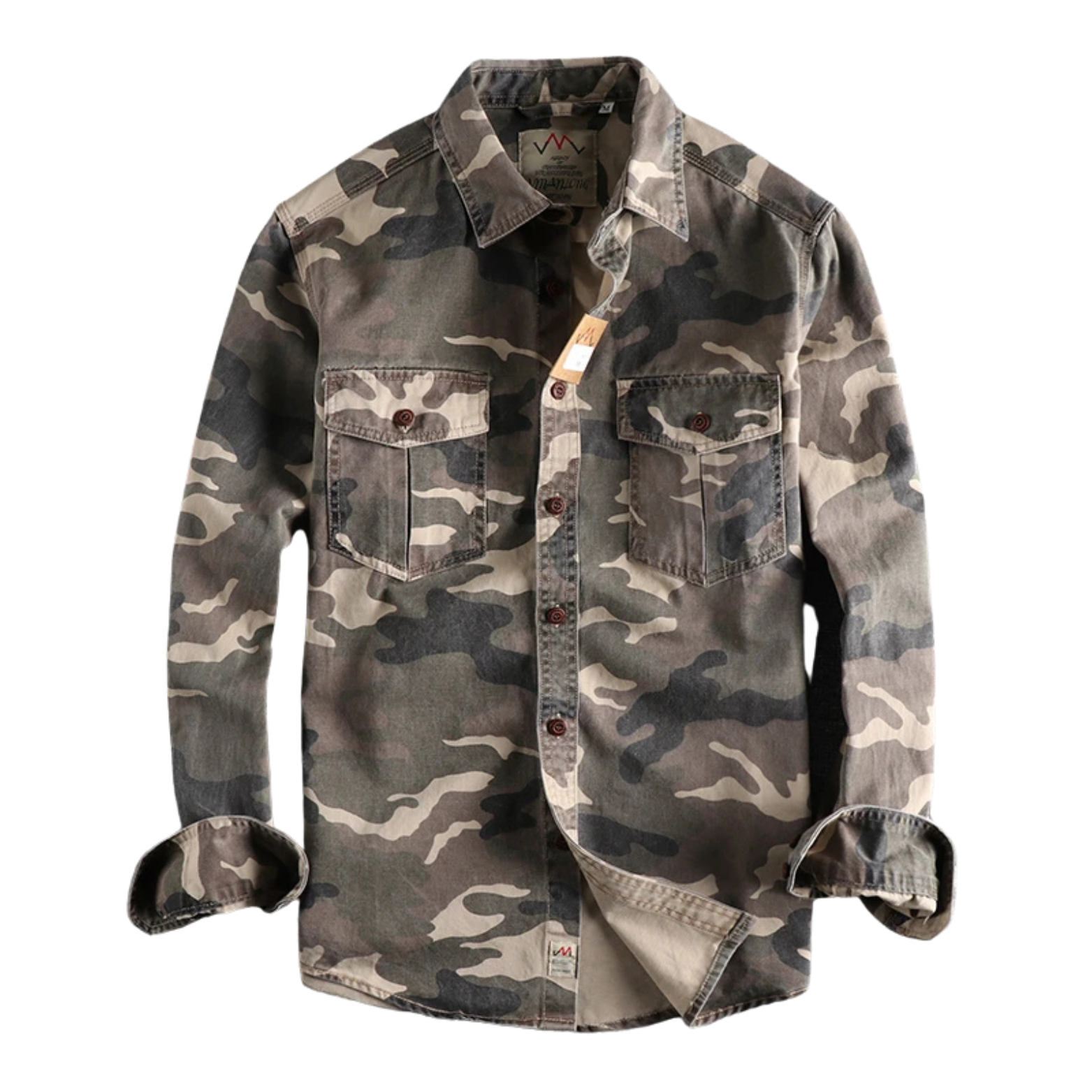 Camouflage Cargo Hiking Shirt