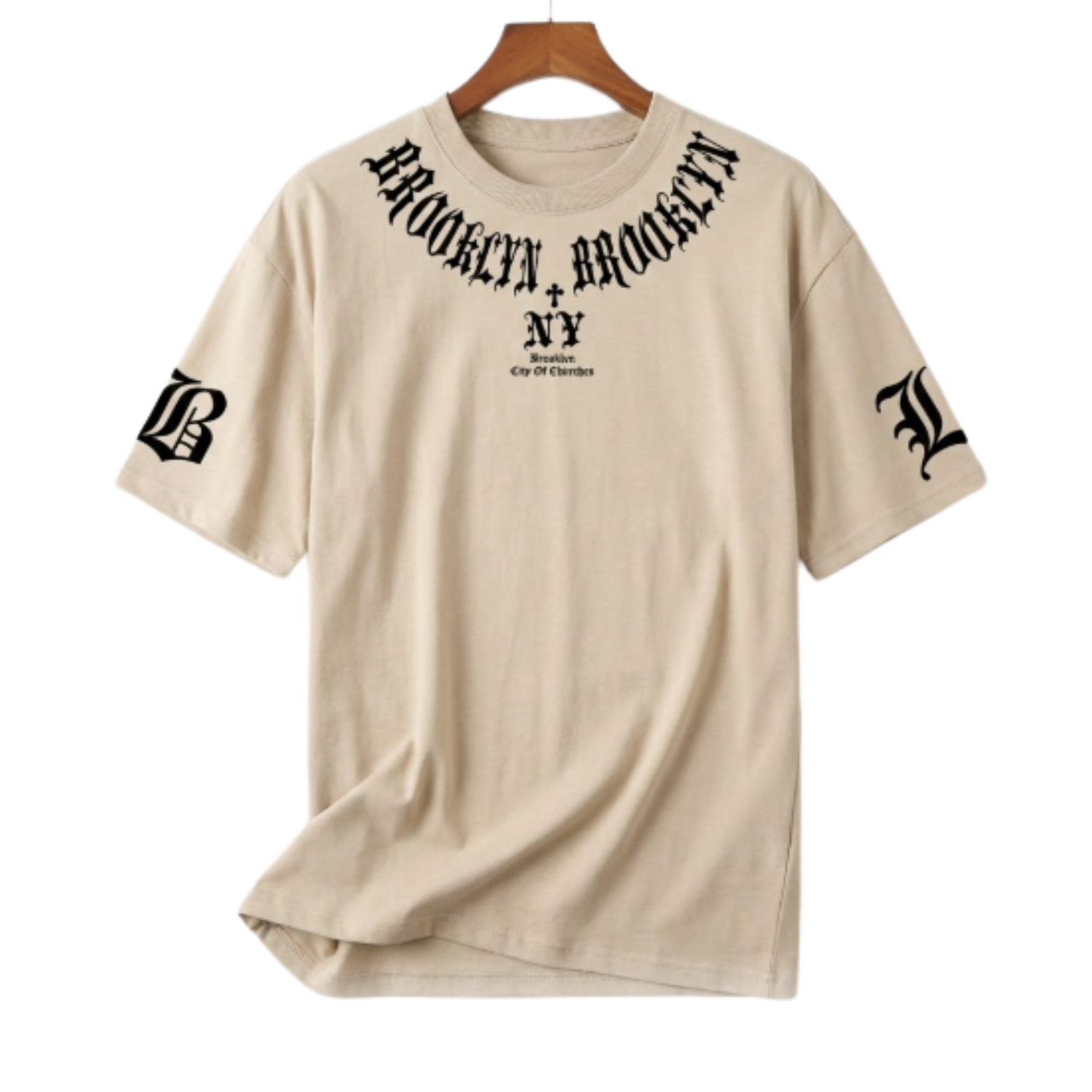 3D Letter Graphic Tee