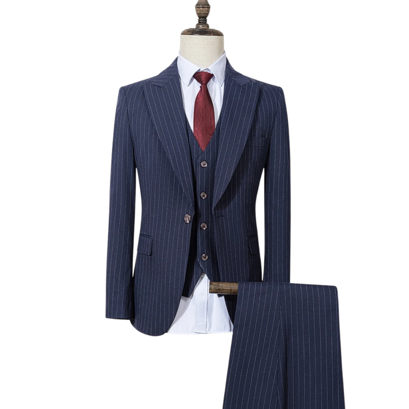 Men’s Classic Striped Suit