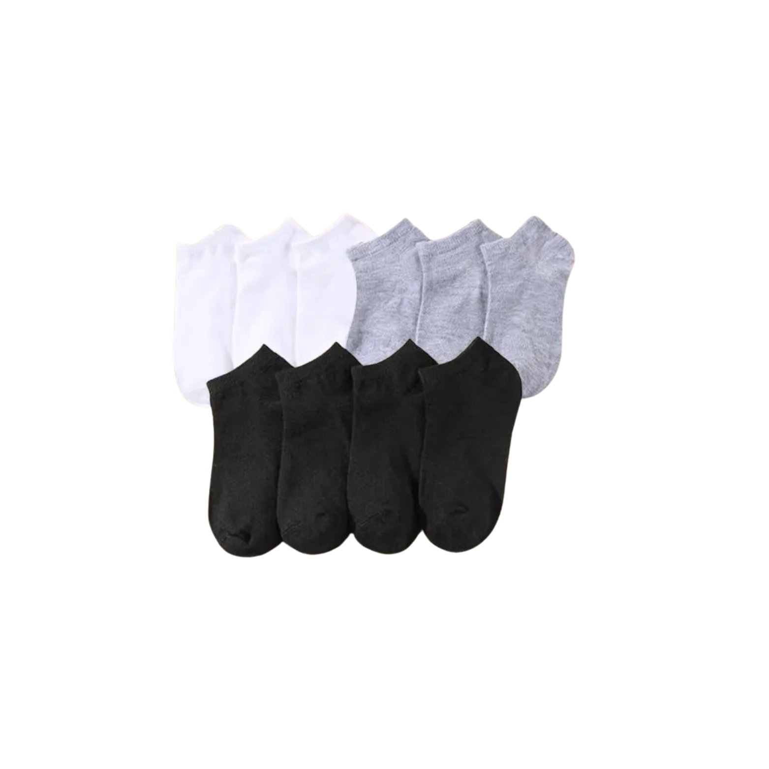 Breathable Men's Ankle Socks (10, 20, 30, 40 and 50 pairs)