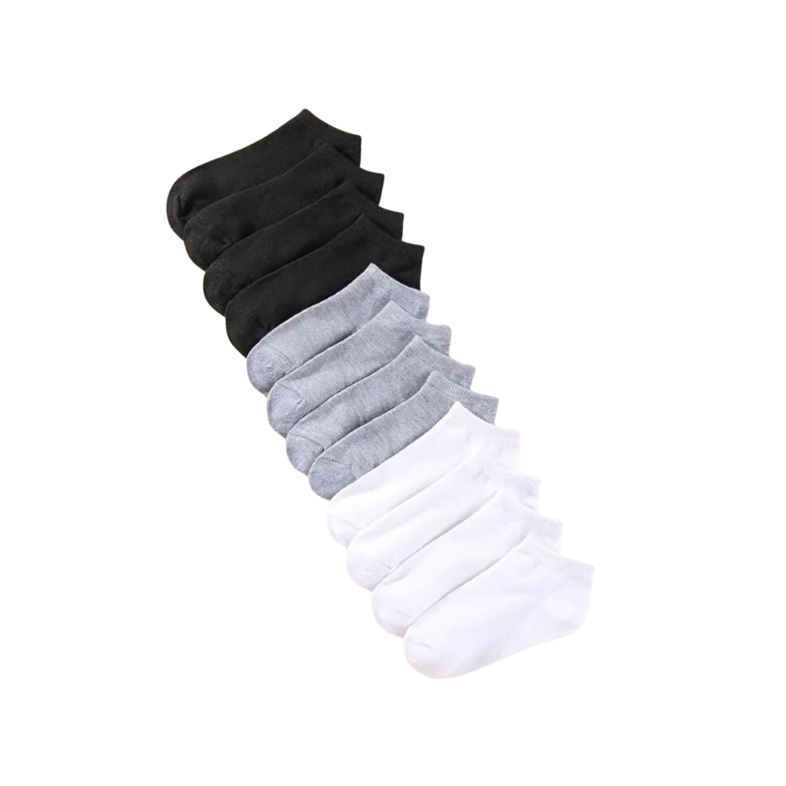 Breathable Men's Ankle Socks (10, 20, 30, 40 and 50 pairs)