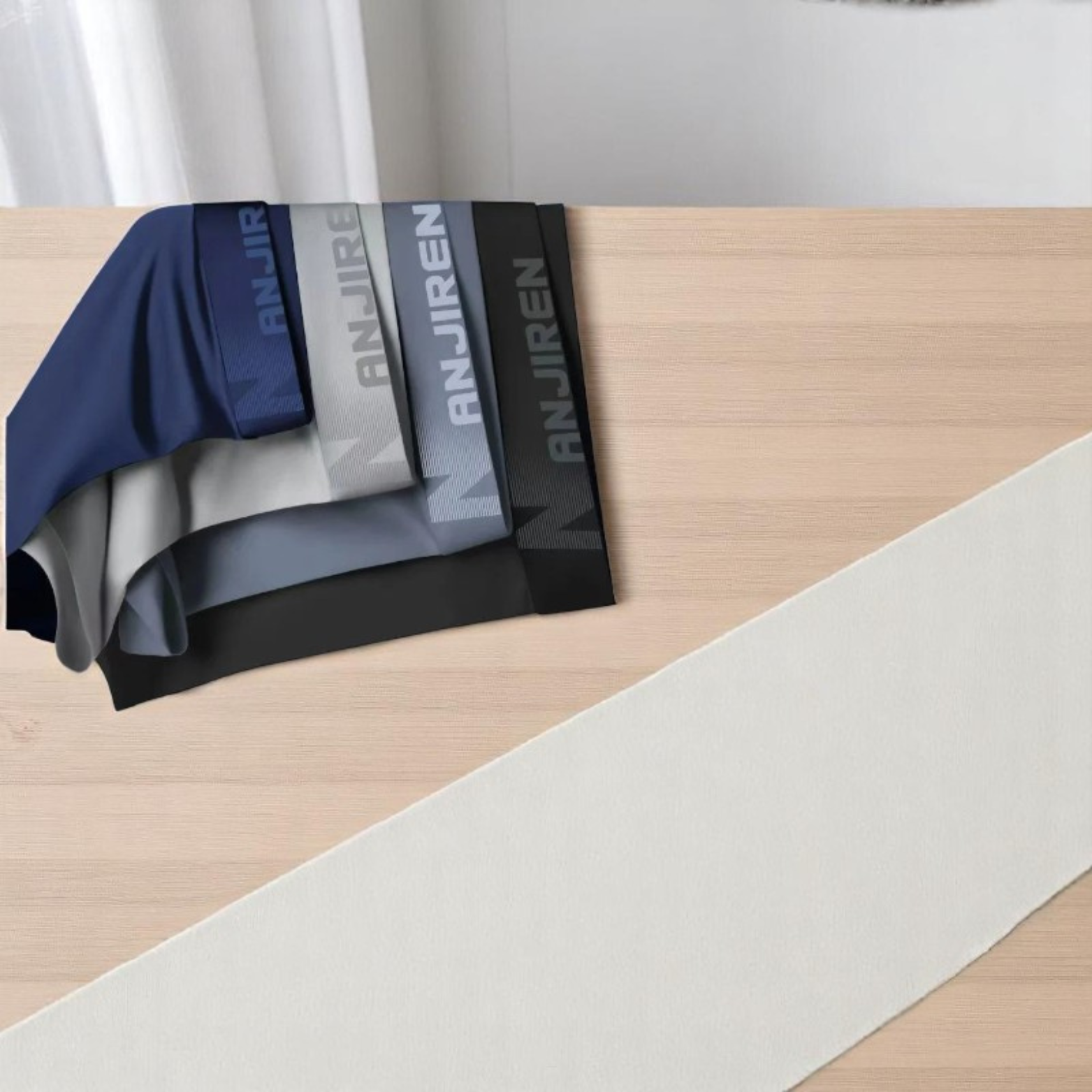 Men's Ice Silk Boxers 4pcs