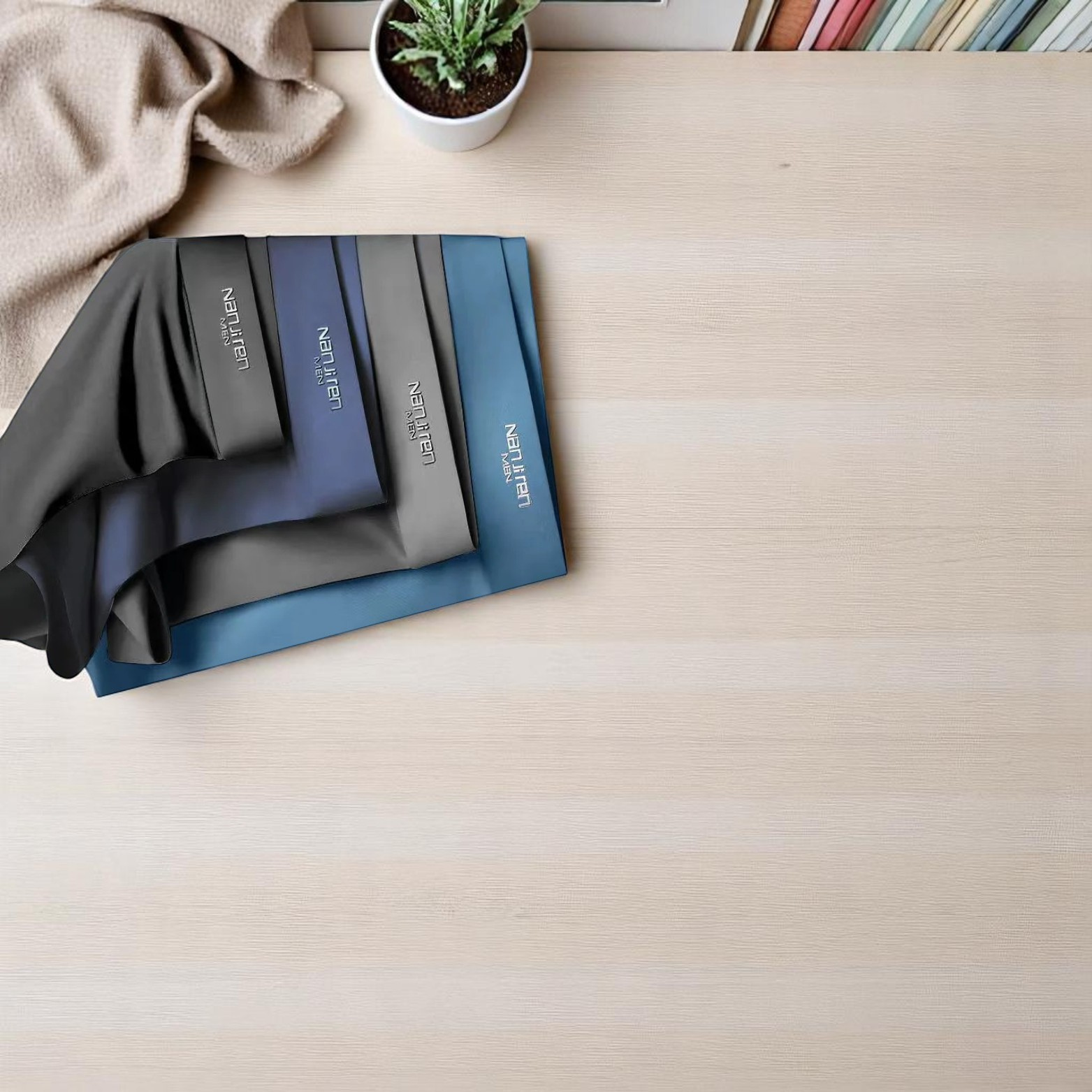 Men's Ice Silk Boxers 4pcs