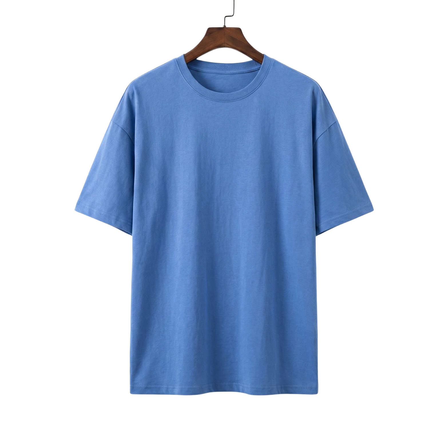 Men’s Oversized Blue Streetwear T-Shirt – The Crew