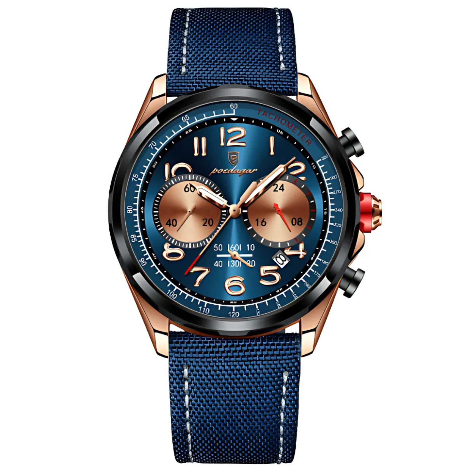 Chrono Leather Watch