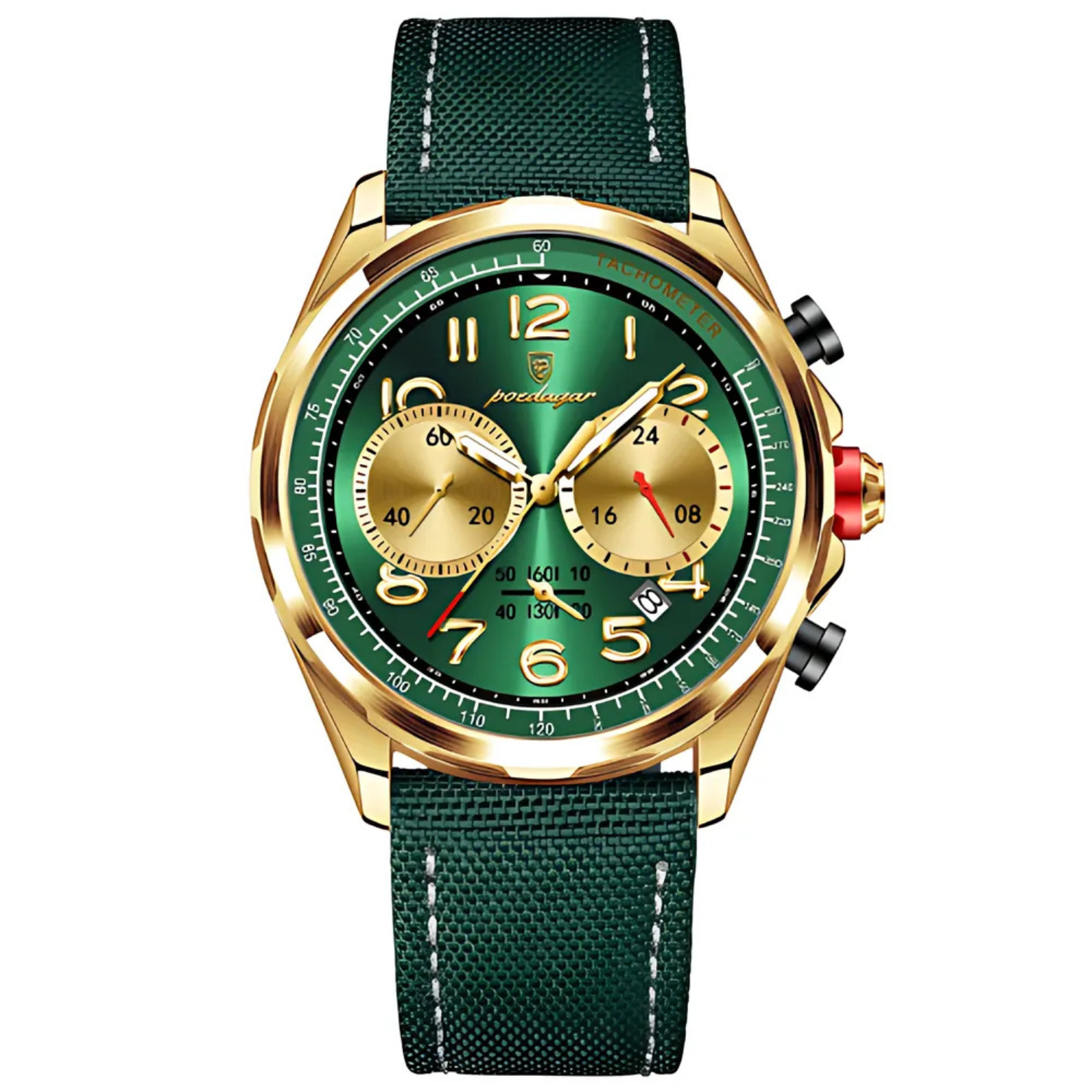 Chrono Leather Watch