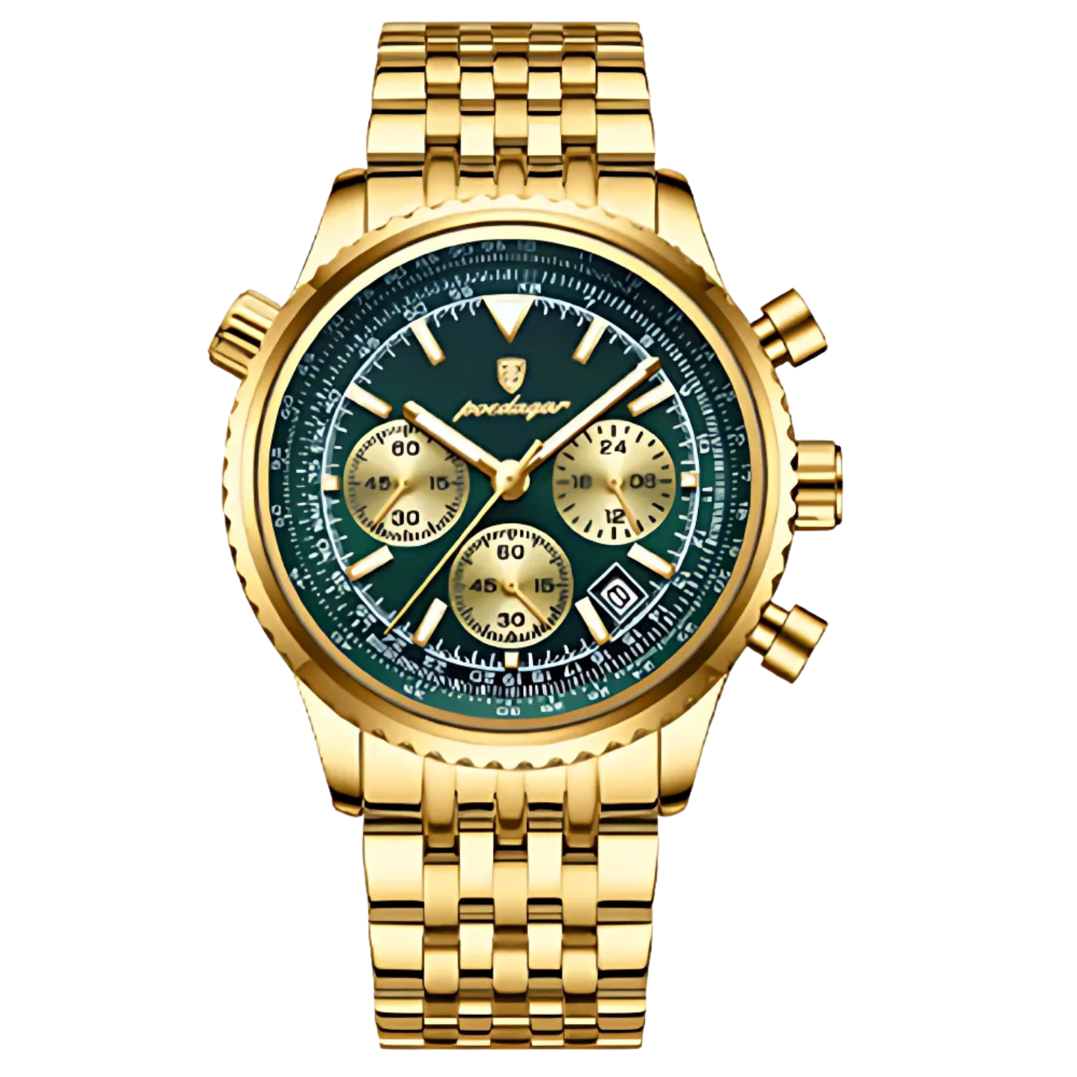 Steel military watch