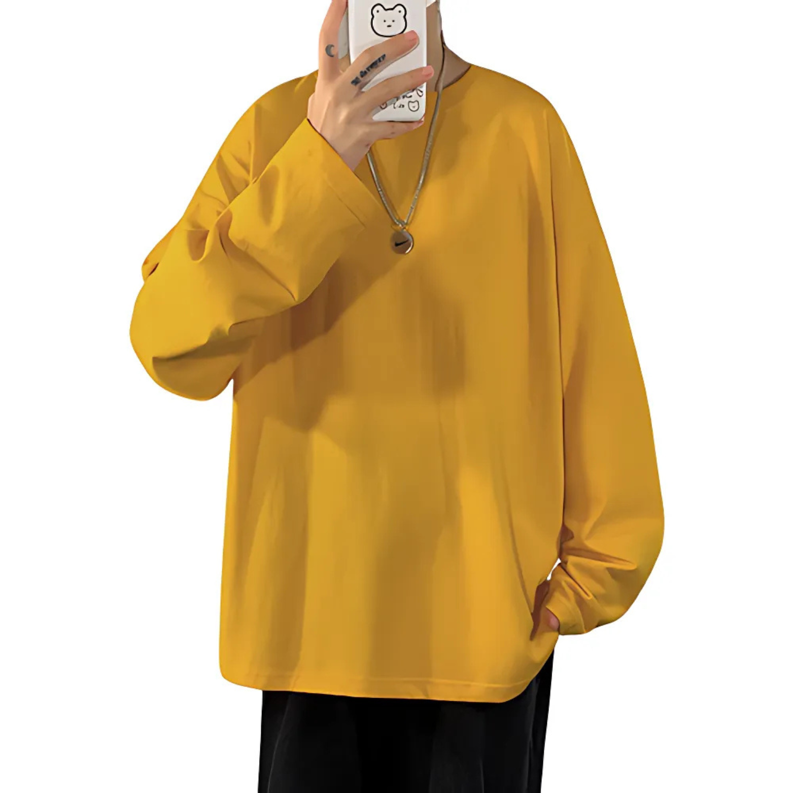 Oversized cotton T-shirt