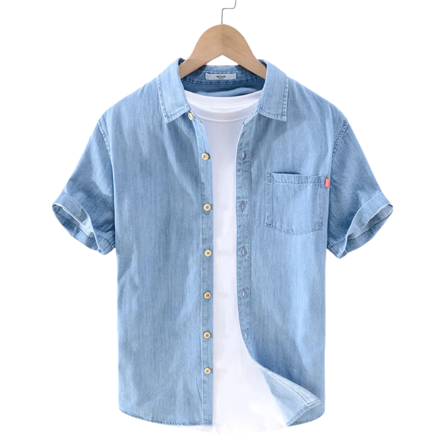 Men's Summer Casual Denim Shirt