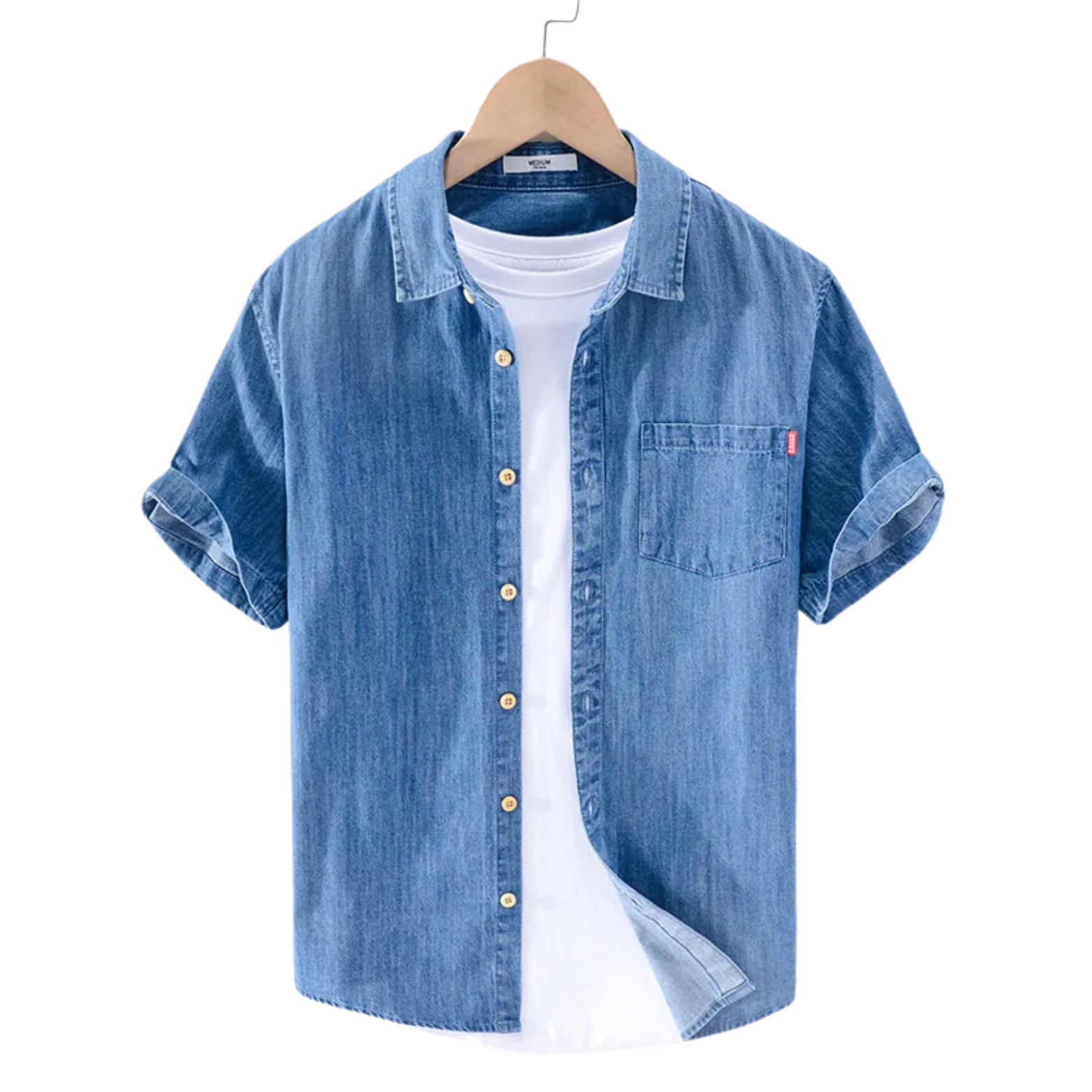 Men's Summer Casual Denim Shirt