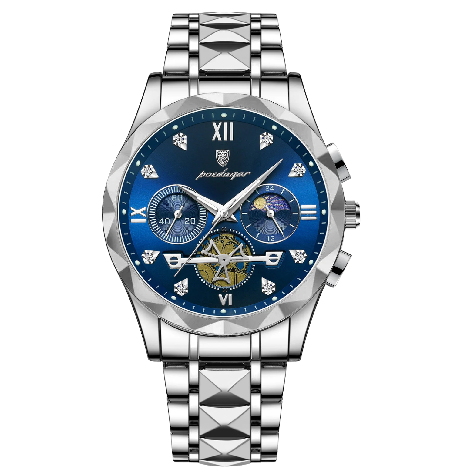 Reloj Clásico de Acero Inoxidable