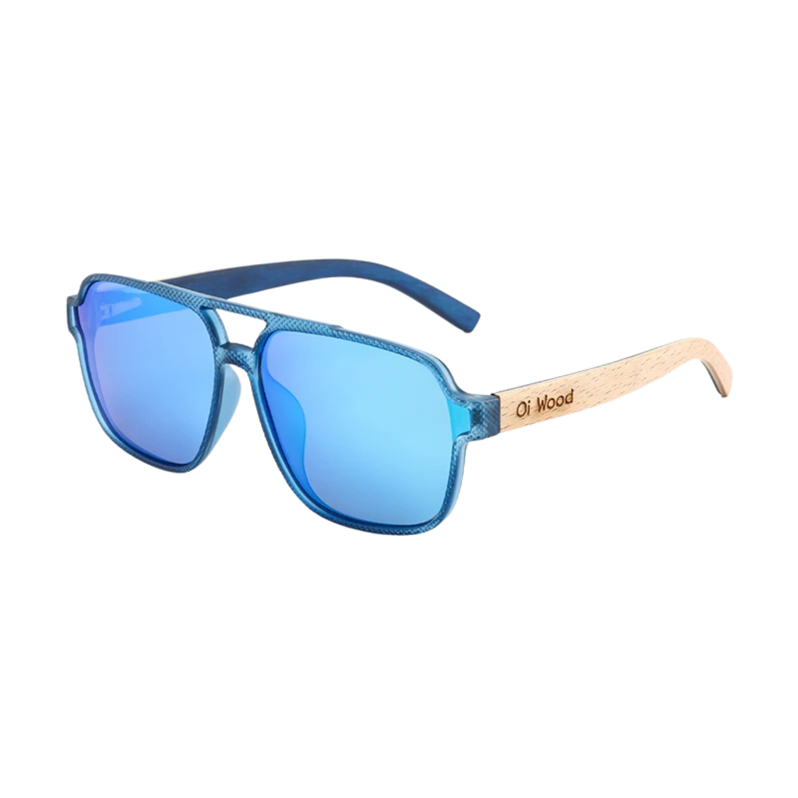 Square Polarized Wooden Glasses