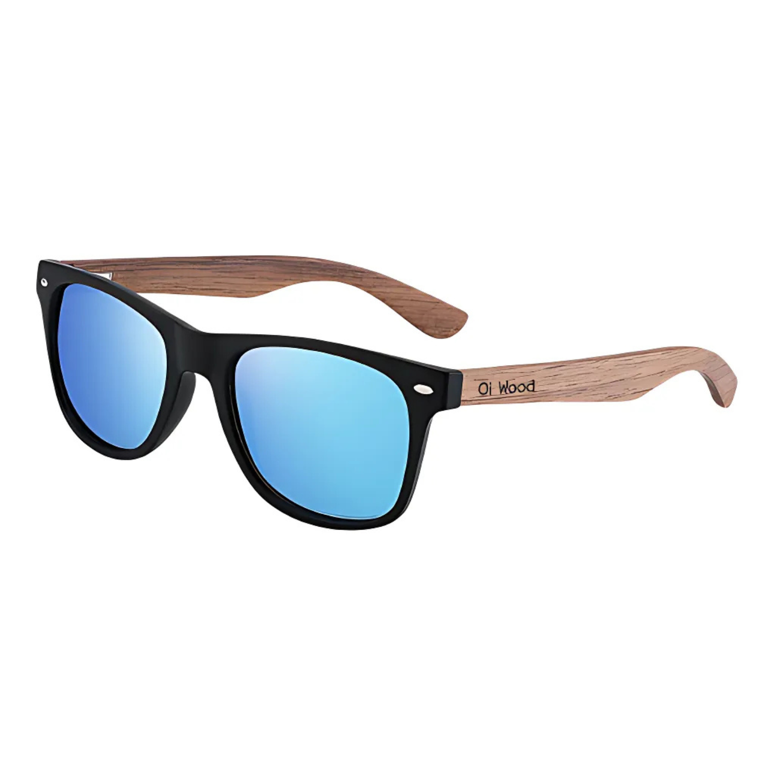 Oi Men's Polarized Wooden Glasses