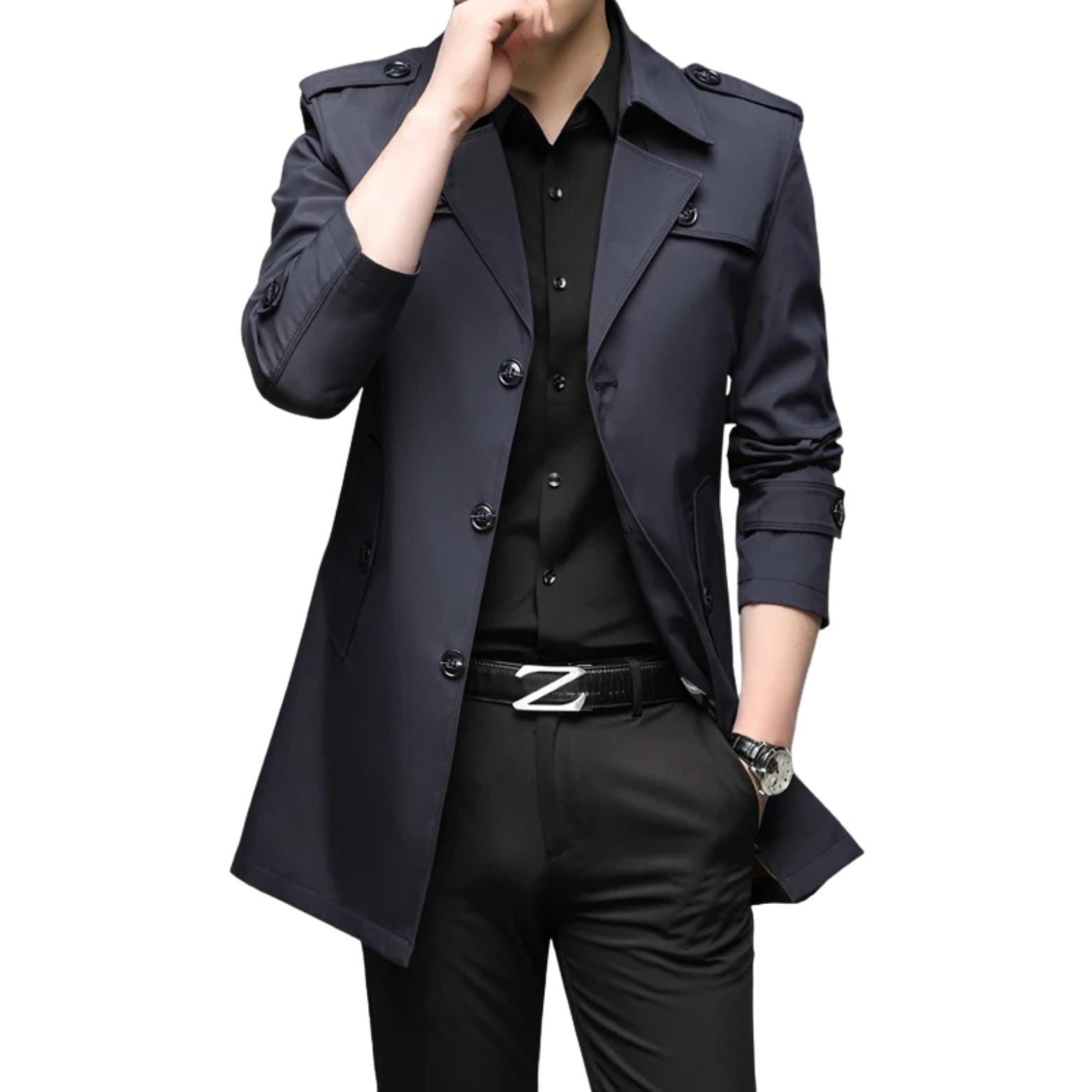 Men's Trench Coat English Style 2025