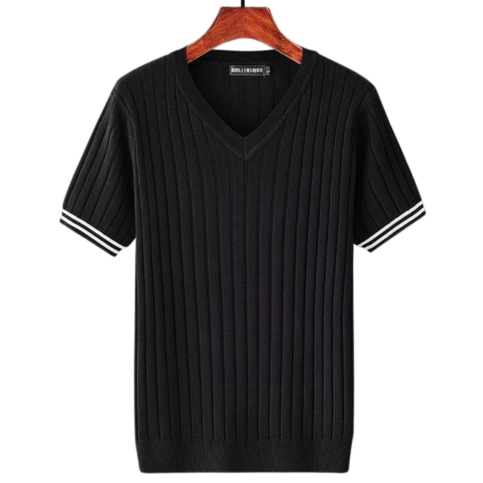 Geometric Cotton T-Shirt Sweater