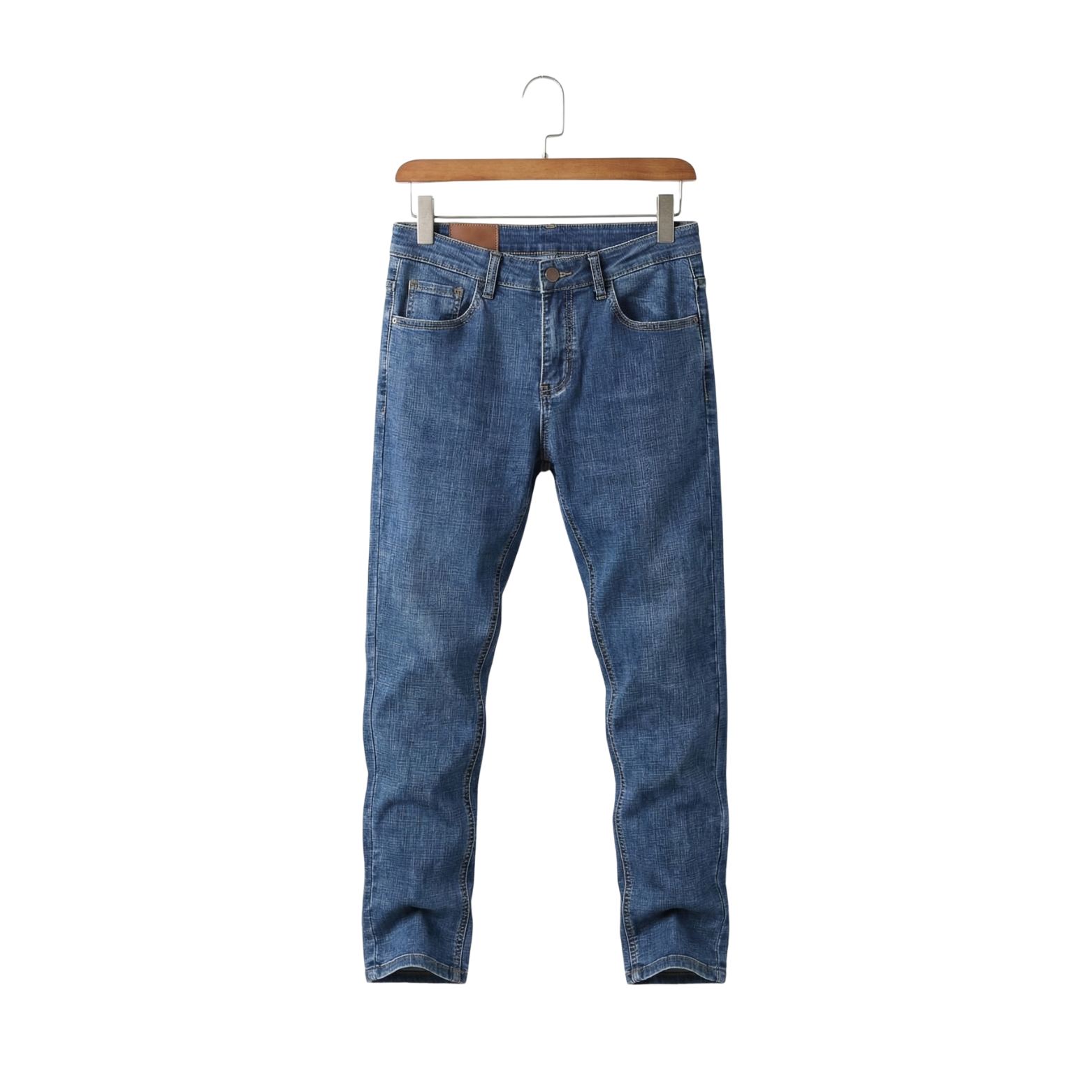 Men slim fit jeans dark blue hanging display – The Crew