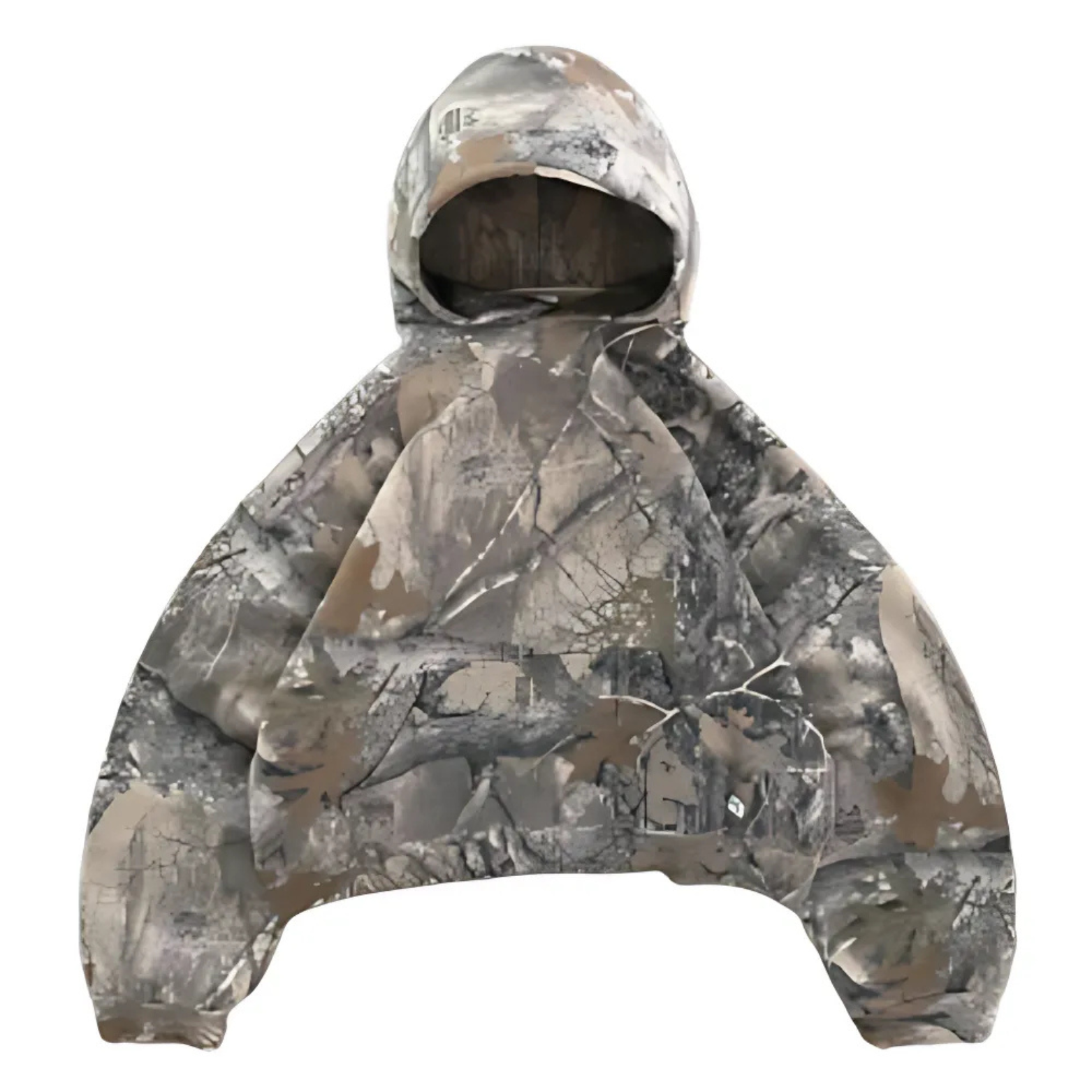Oversized Camo Streetwear Hoodie