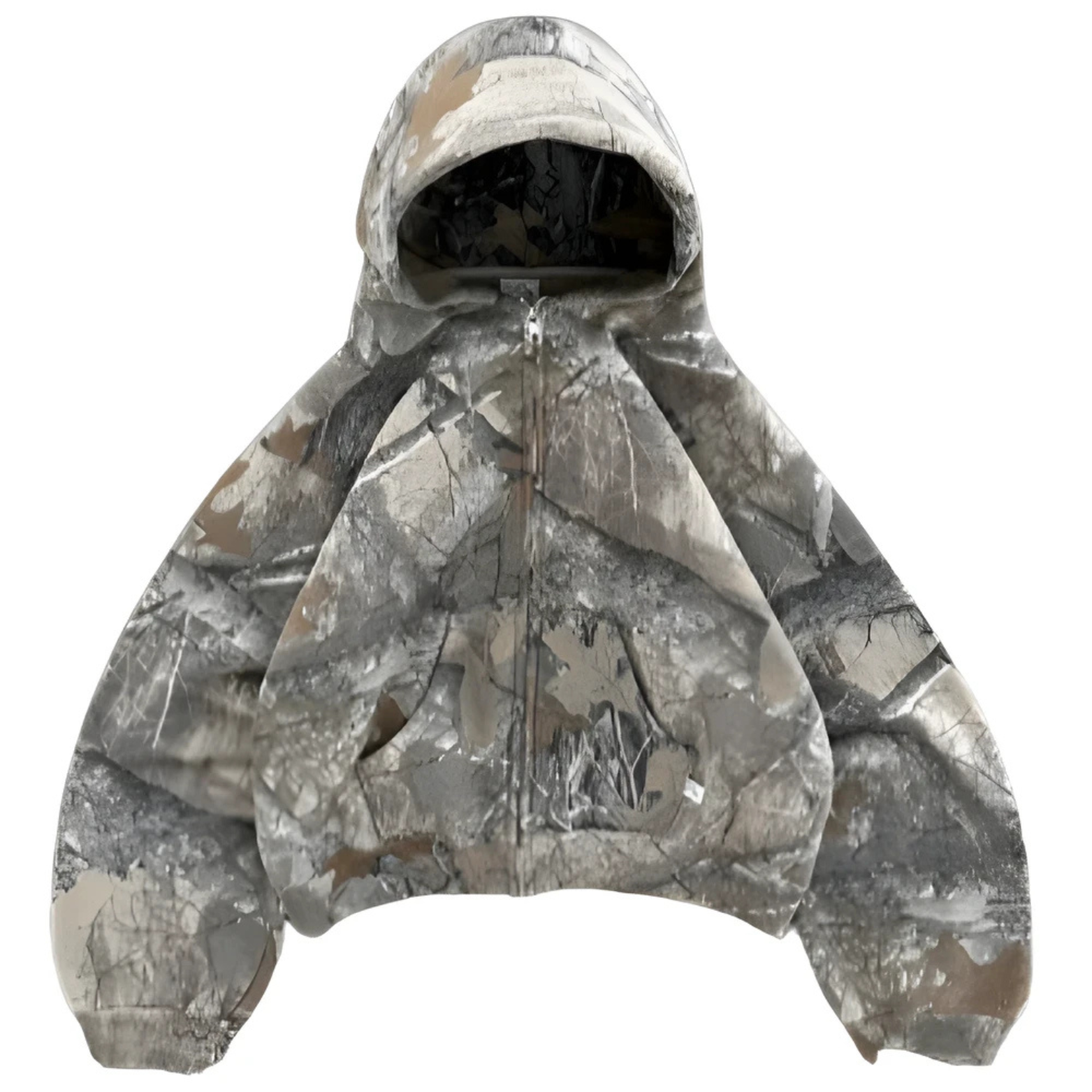 Oversized Camo Streetwear Hoodie