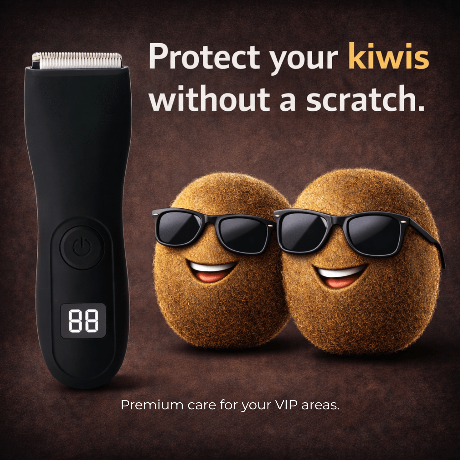 HOMEFISH Waterproof Body Hair Trimmer for Men - The Crew