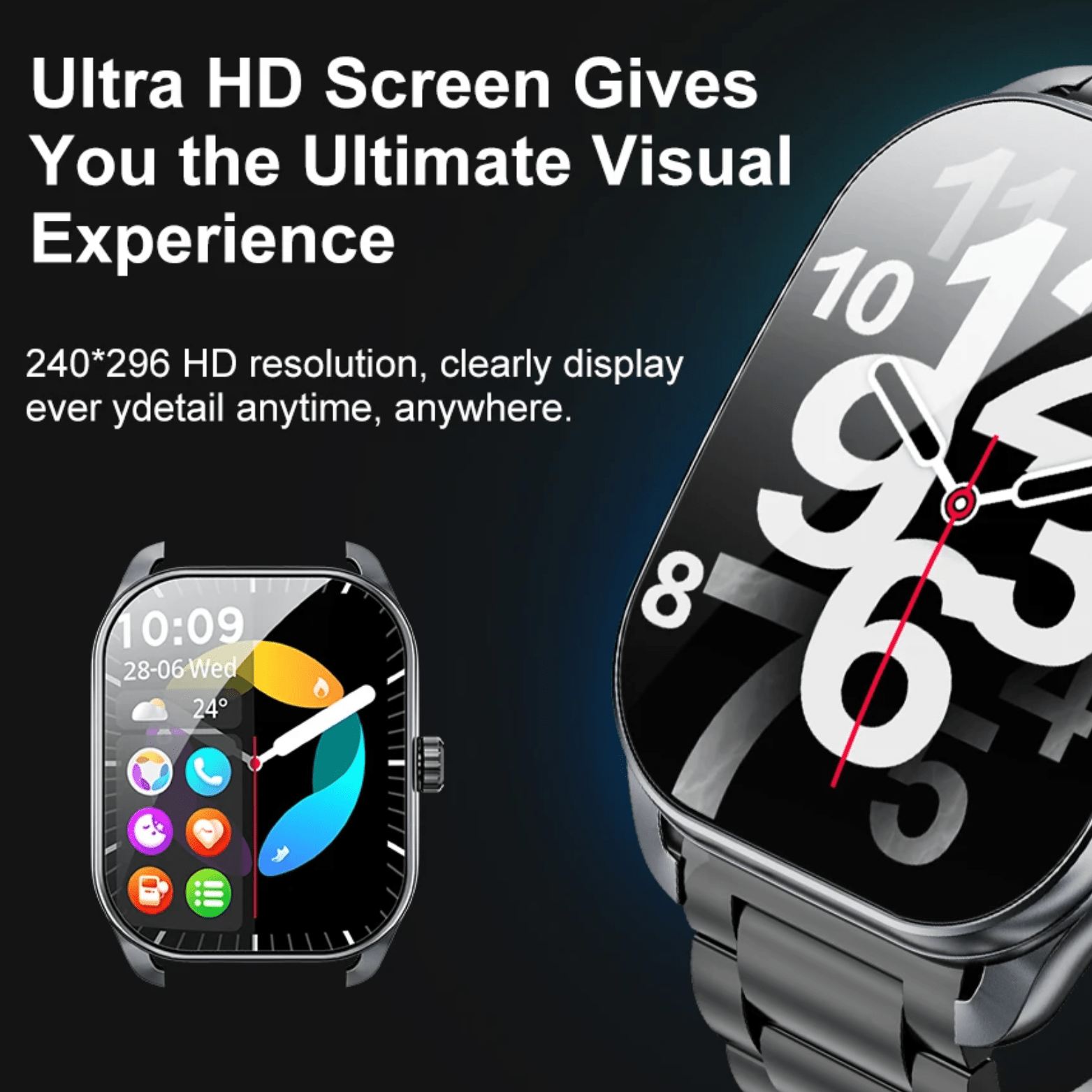 Karchilor Smartwatch for Men – Bluetooth Call IP68 Fitness - The Crew