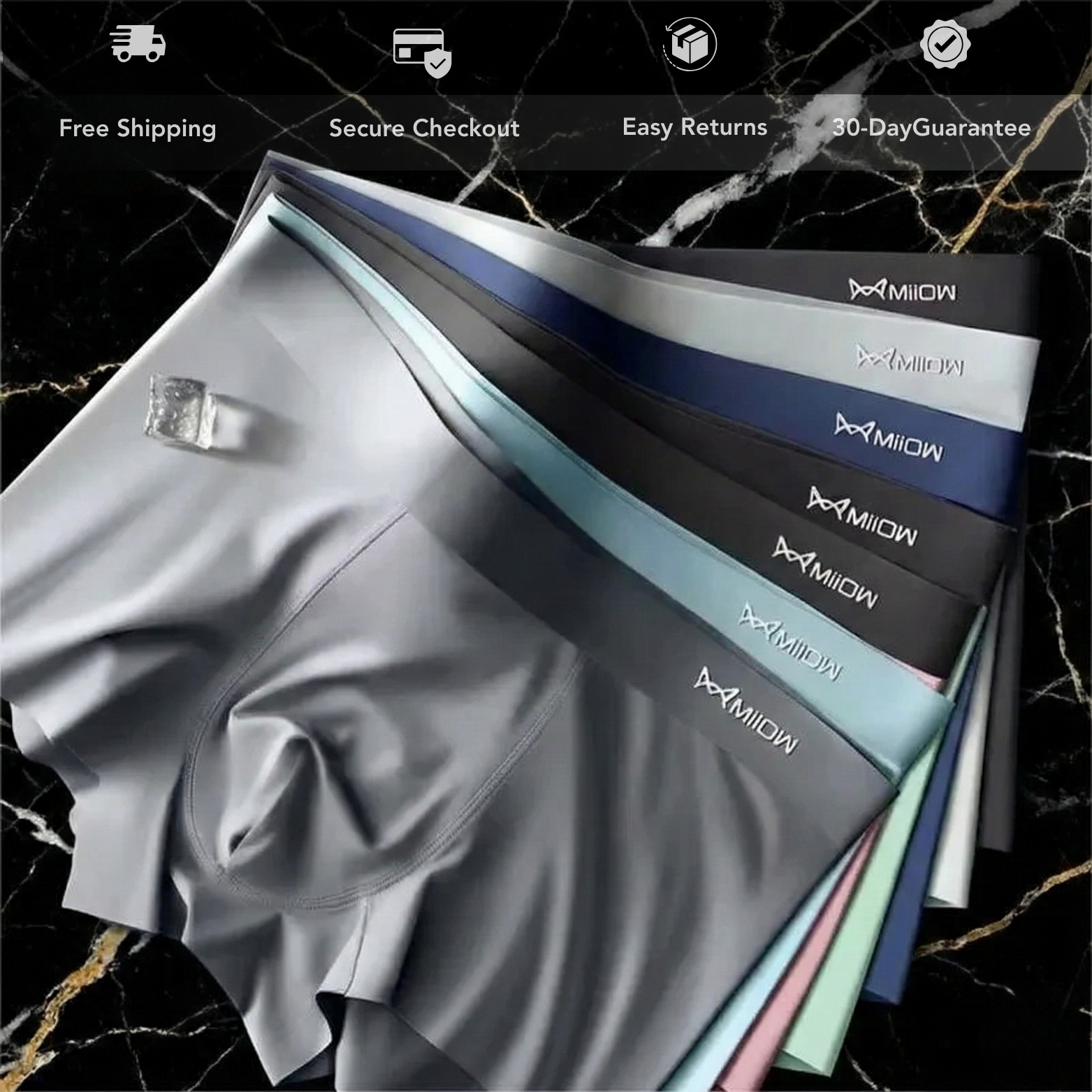 Men’s Ice Silk Boxers