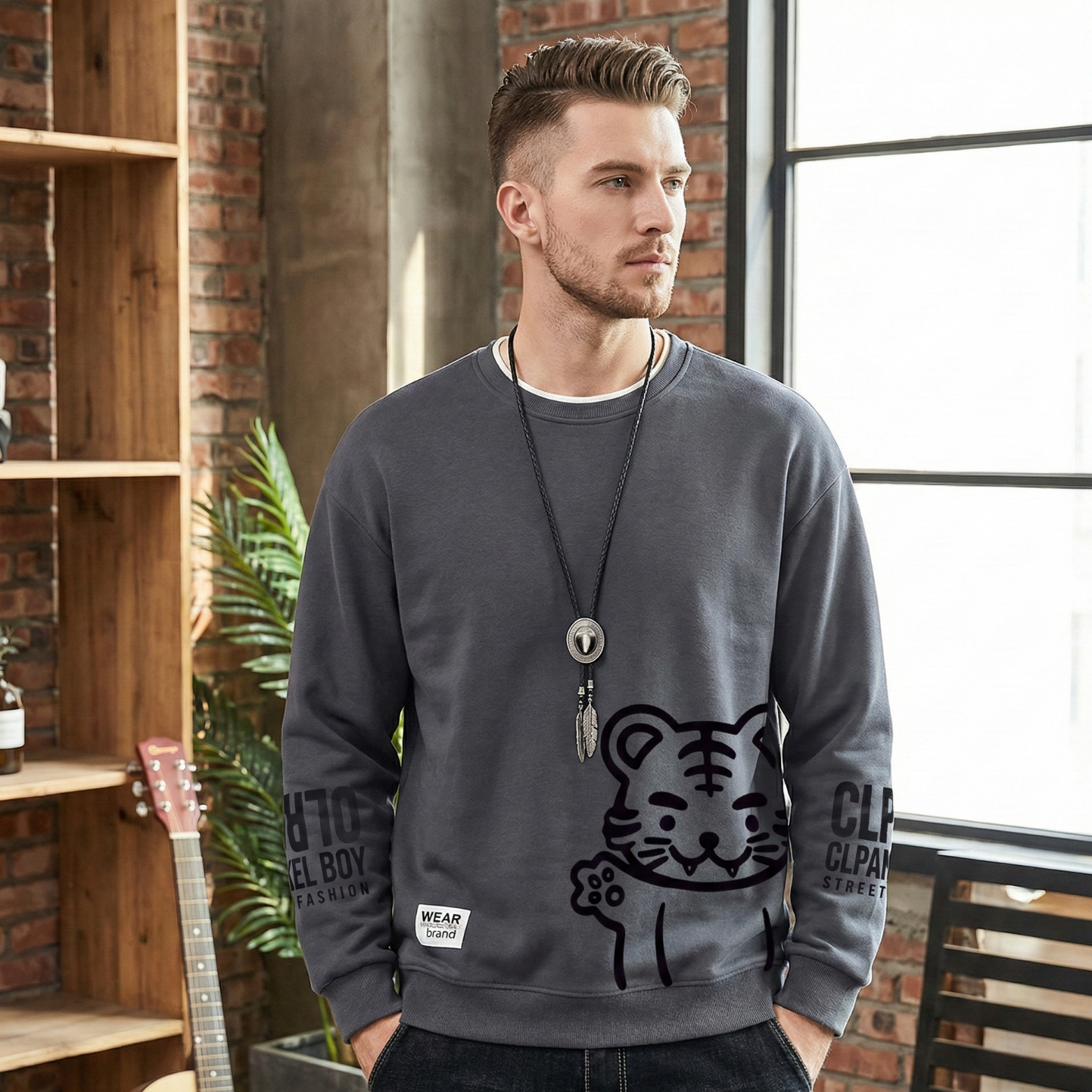 Japanese Tiger Street Sweatshirt