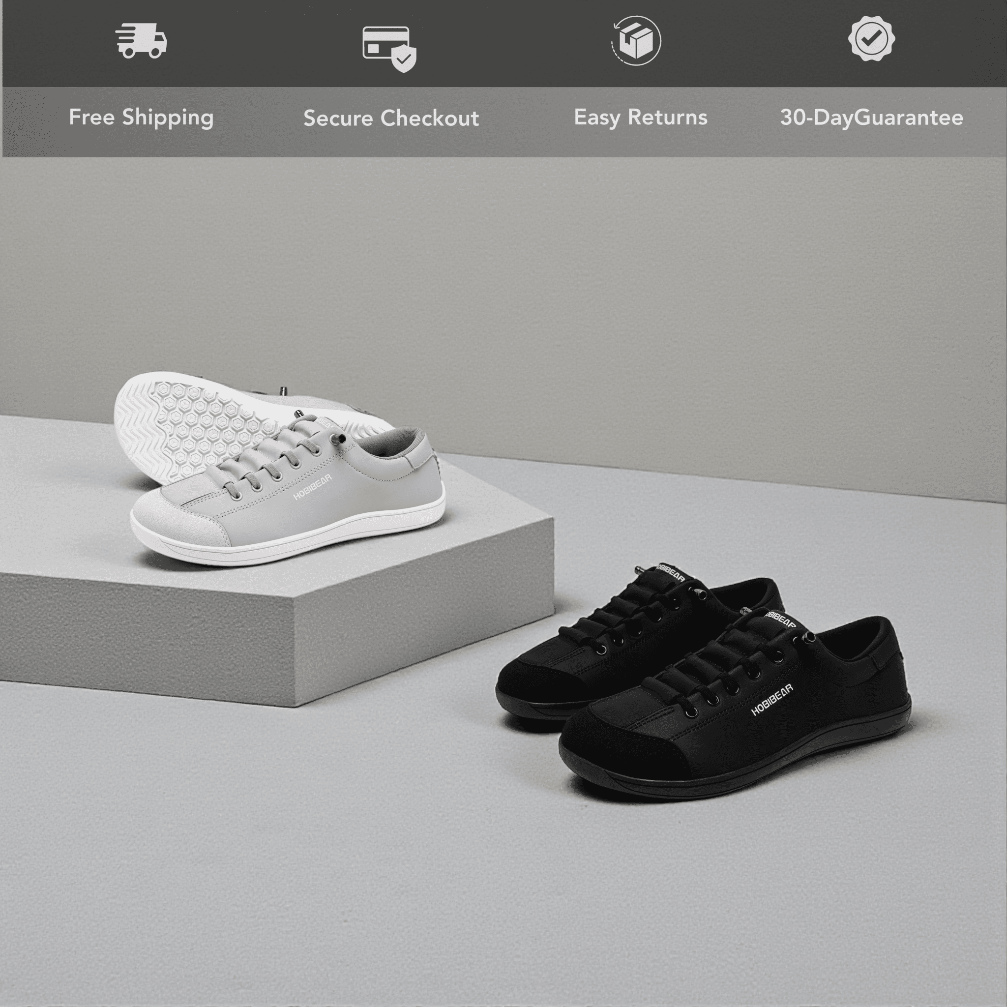 Men’s Minimalist Barefoot Wide Sneakers – Lightweight Comfort - The Crew