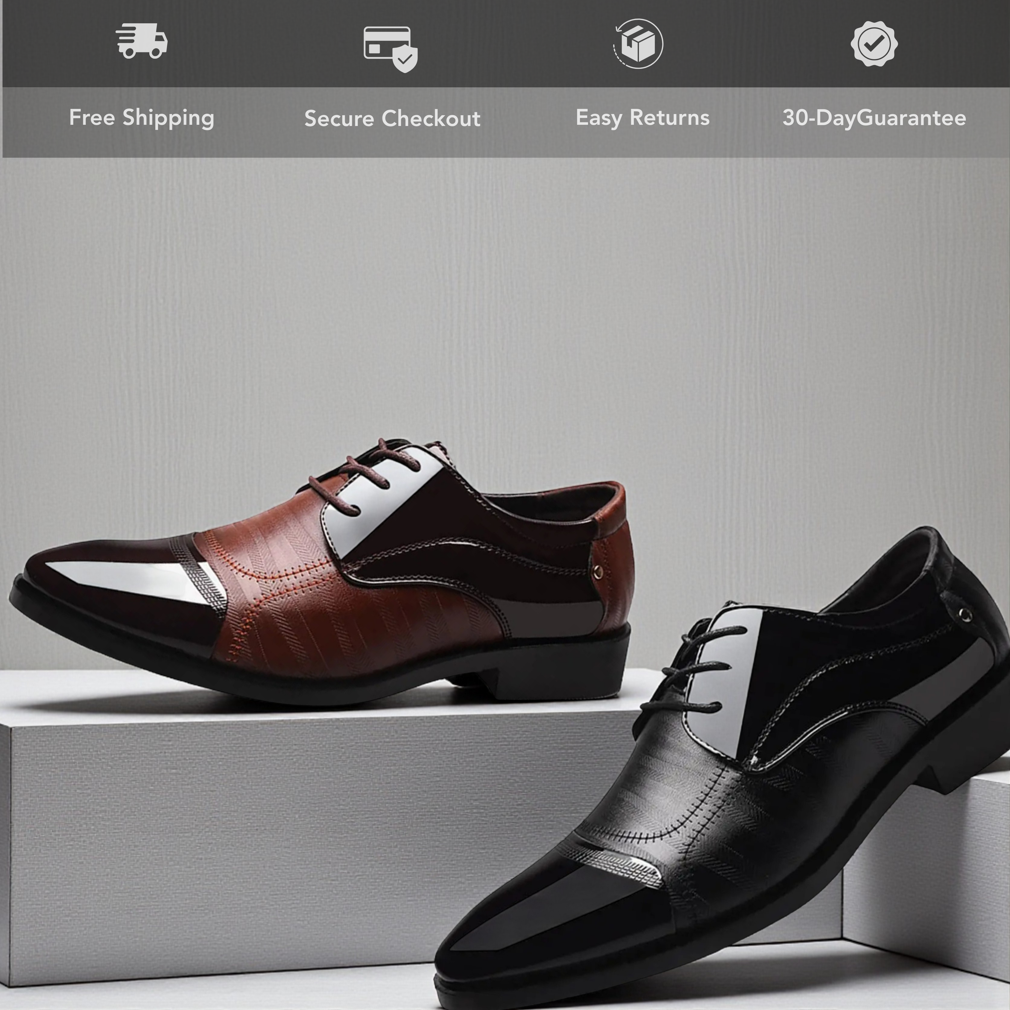Luxury Patent Leather Oxfords