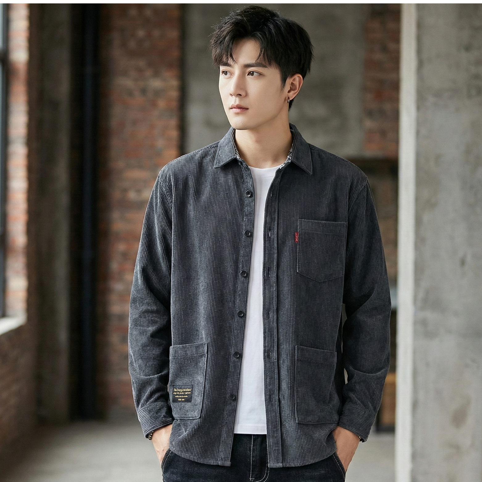 Corduroy Urban Workwear Shirt