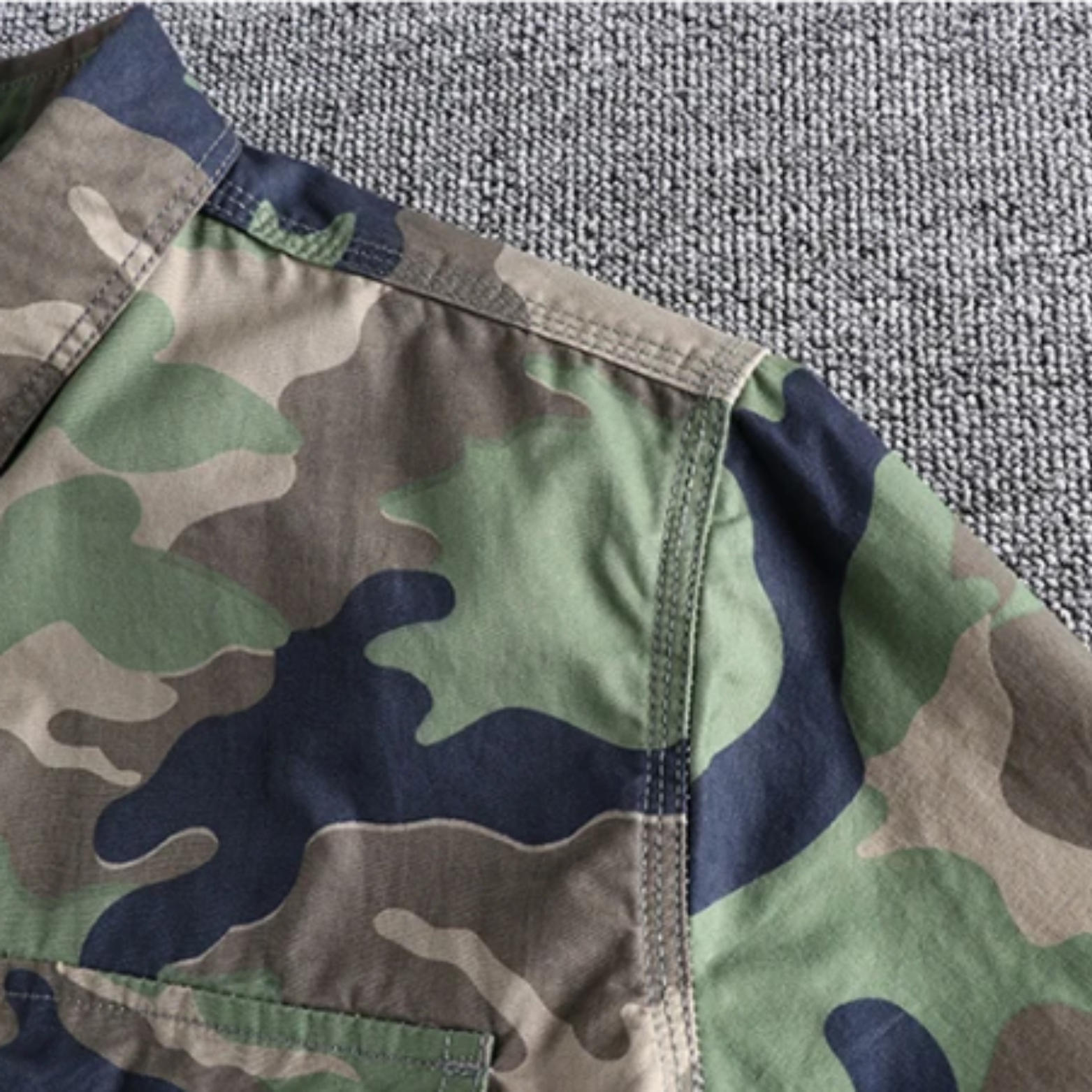 Camouflage Cargo Hiking Shirt