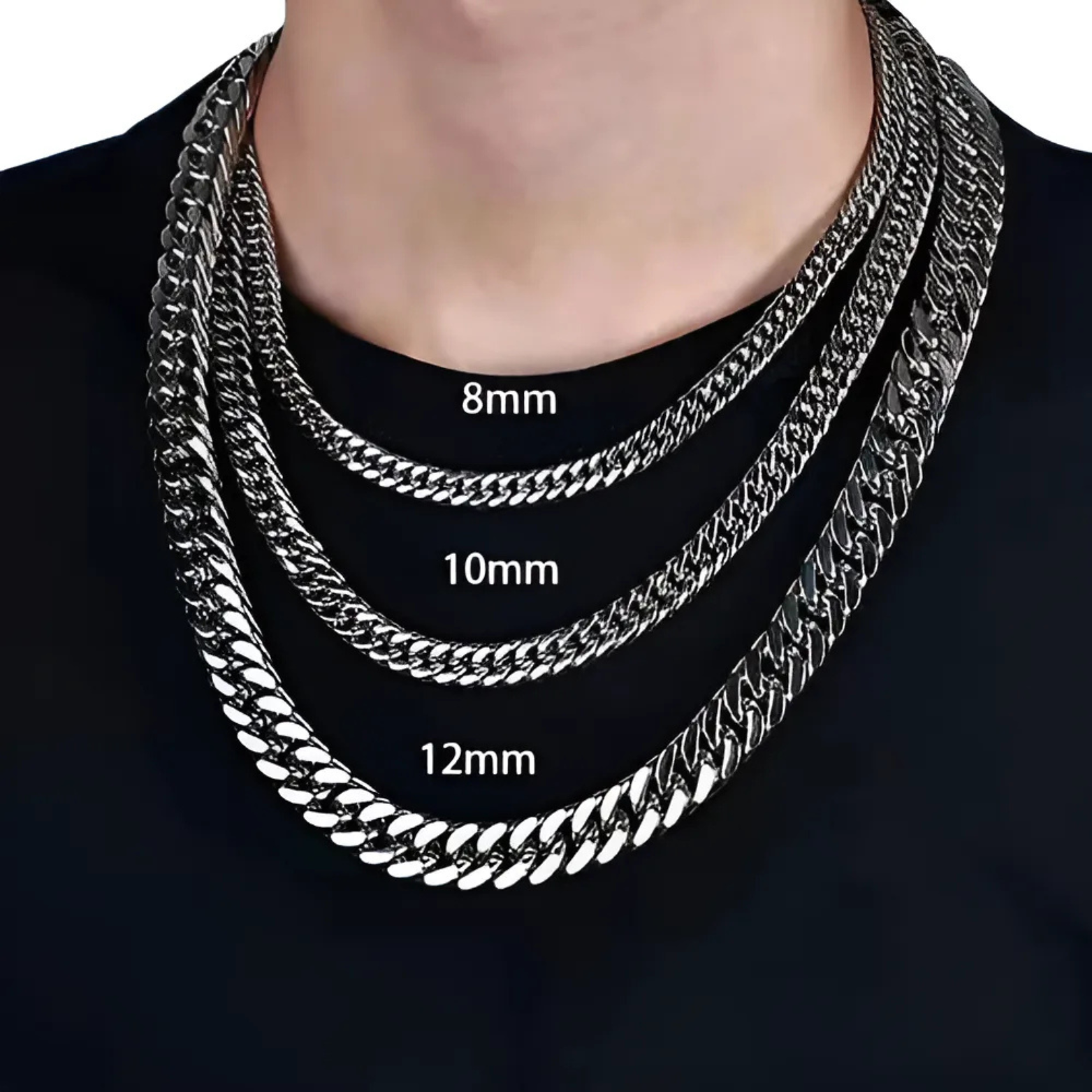 Stainless steel Cuban chain