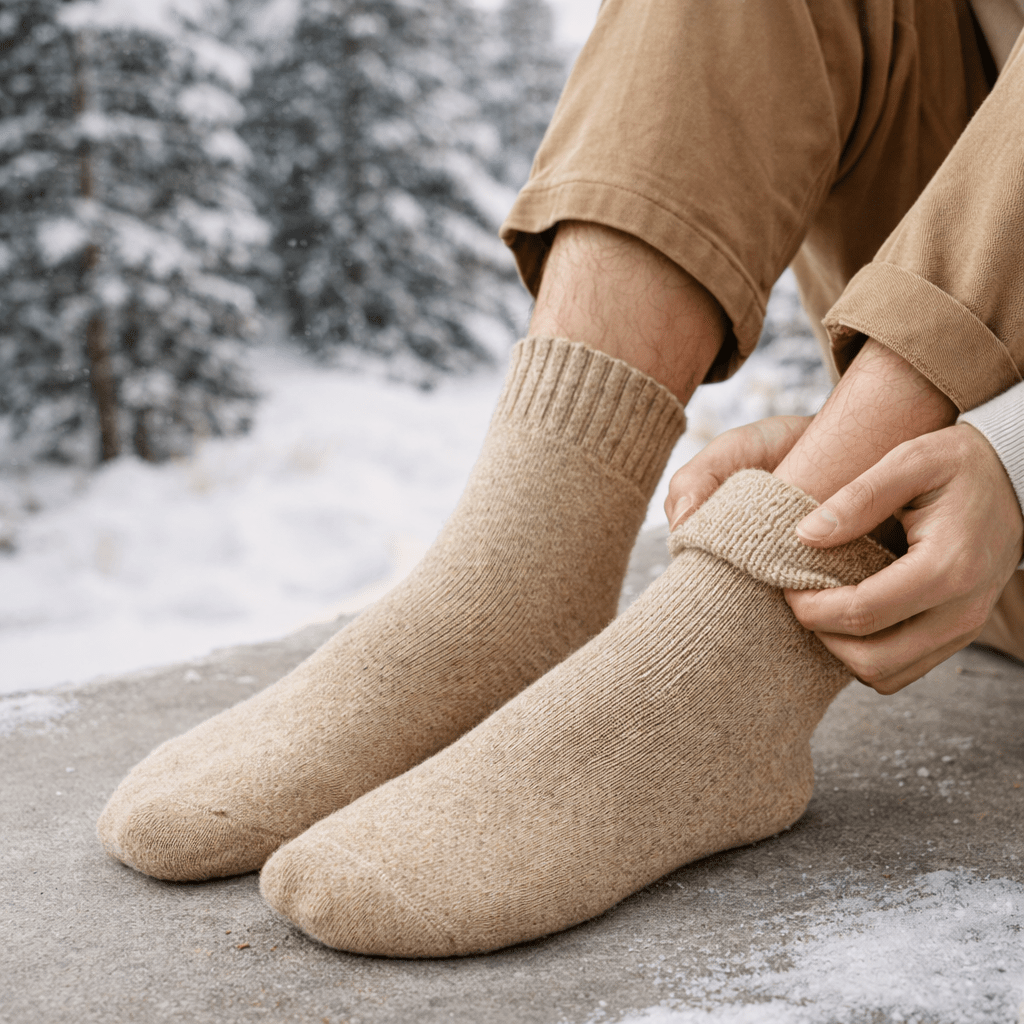 Men’s Merino Wool Thermal Winter Socks – Extra Warm - The Crew
