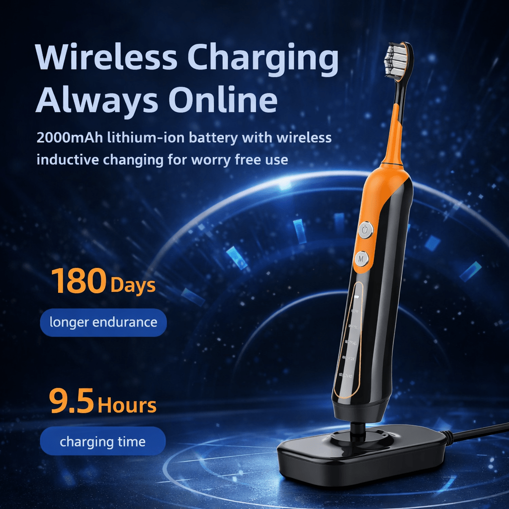 SUBORT S9 Sonic Electric Toothbrush USB Rechargeable - The Crew
