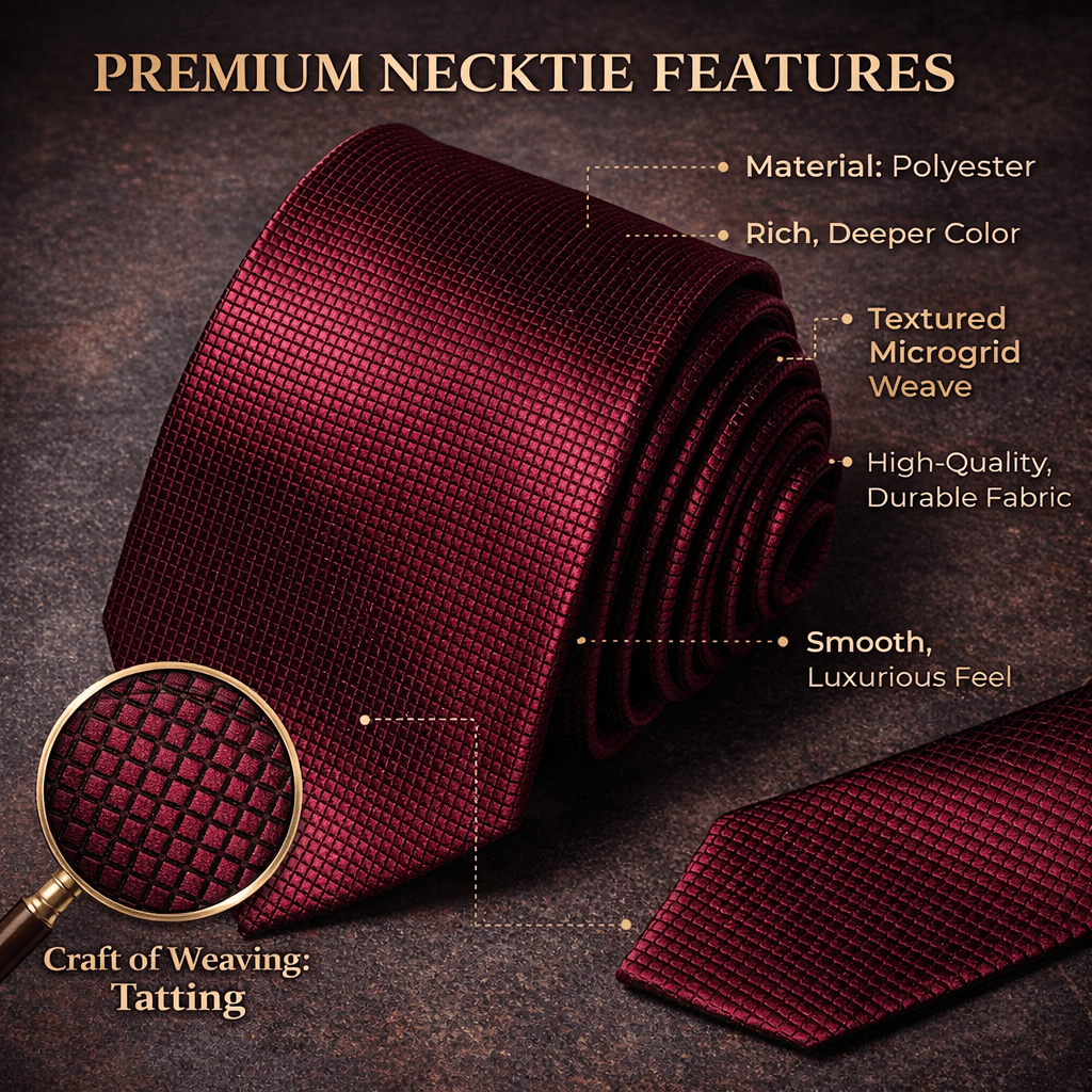 Striped Wedding Tie for Men | Elegant Office Style - The Crew