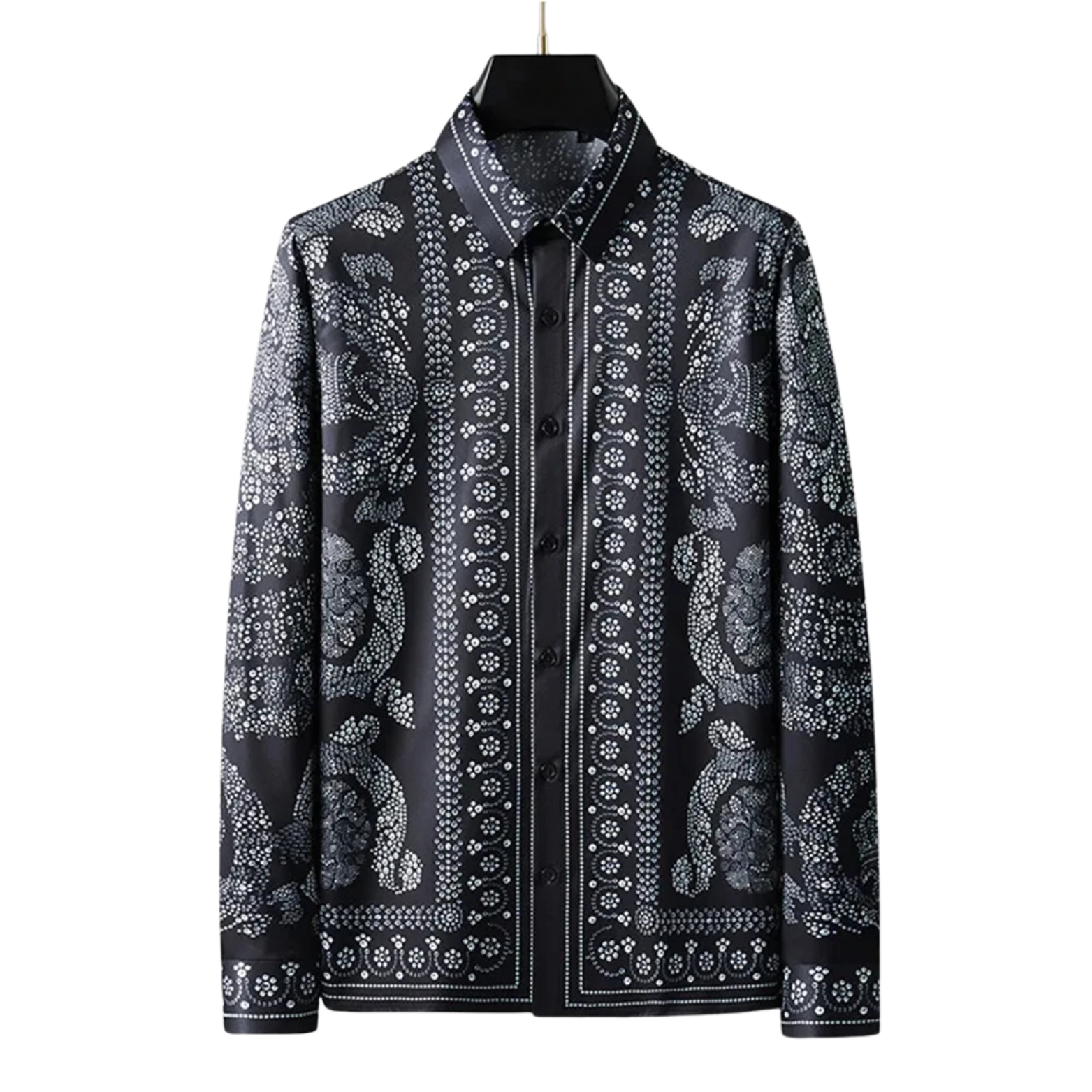 Men's Retro Printed Shirt