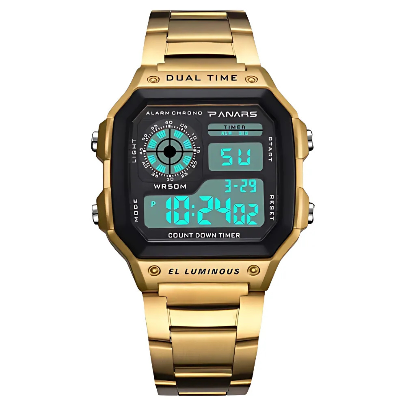 Steel Sports Watch