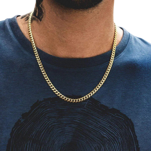 Unisex Steel Cuban Chain