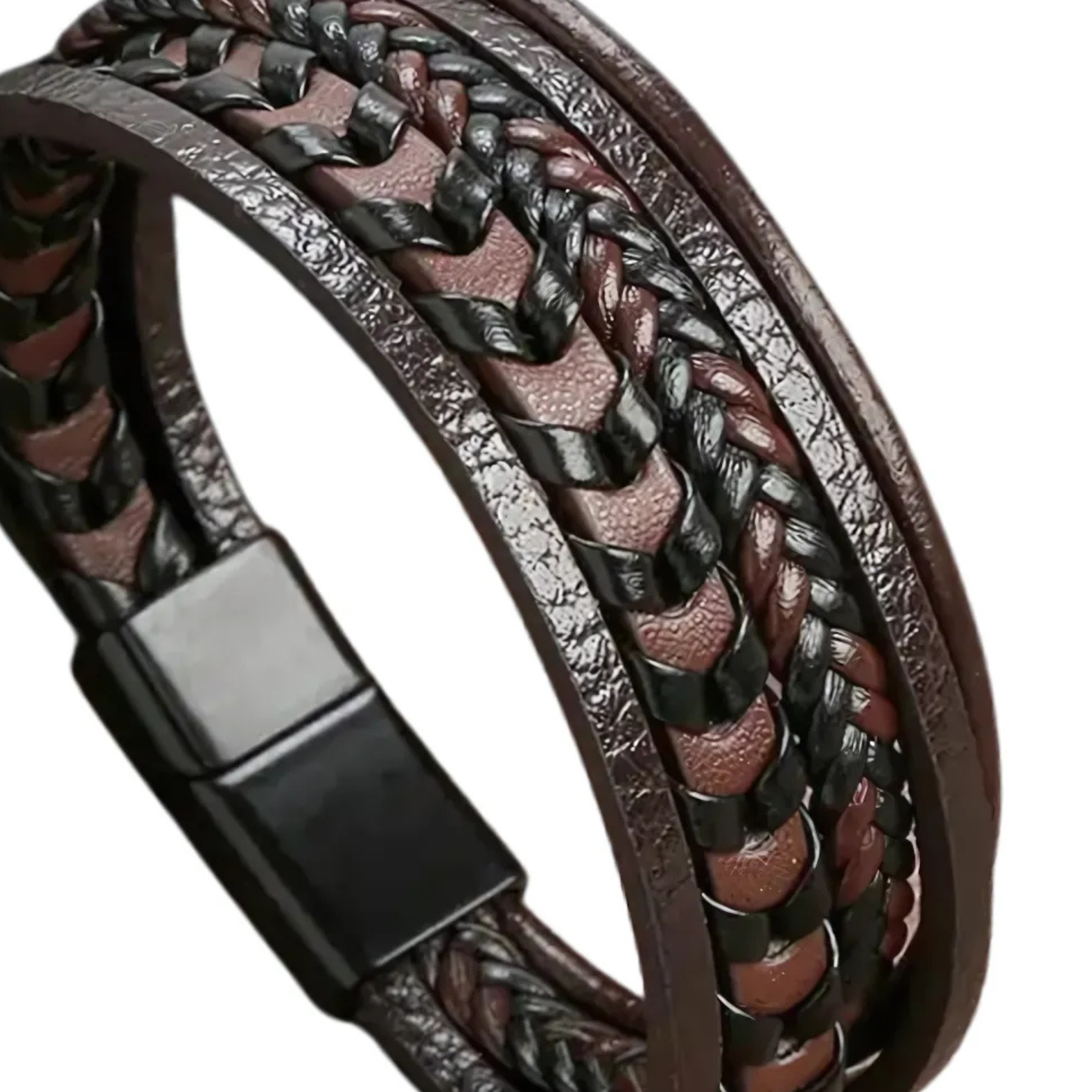 Classic woven leather bracelet